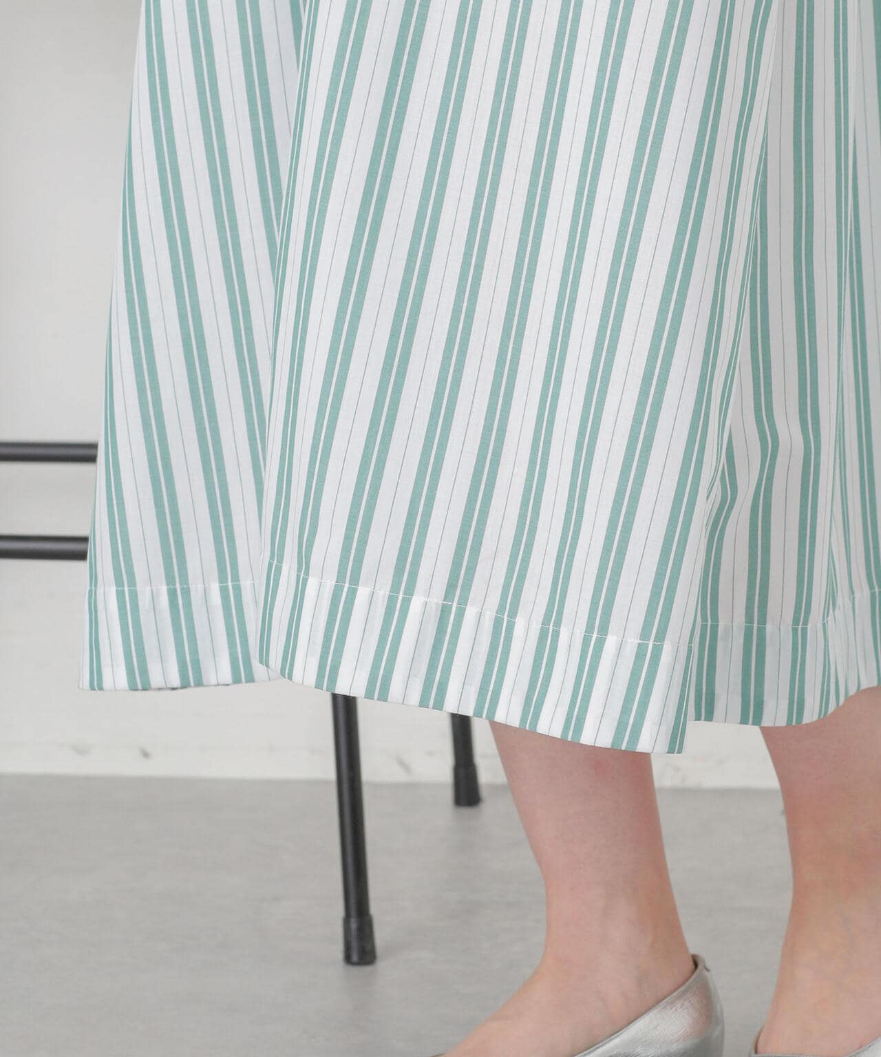 マルチストライプシャツドレス 6734119308