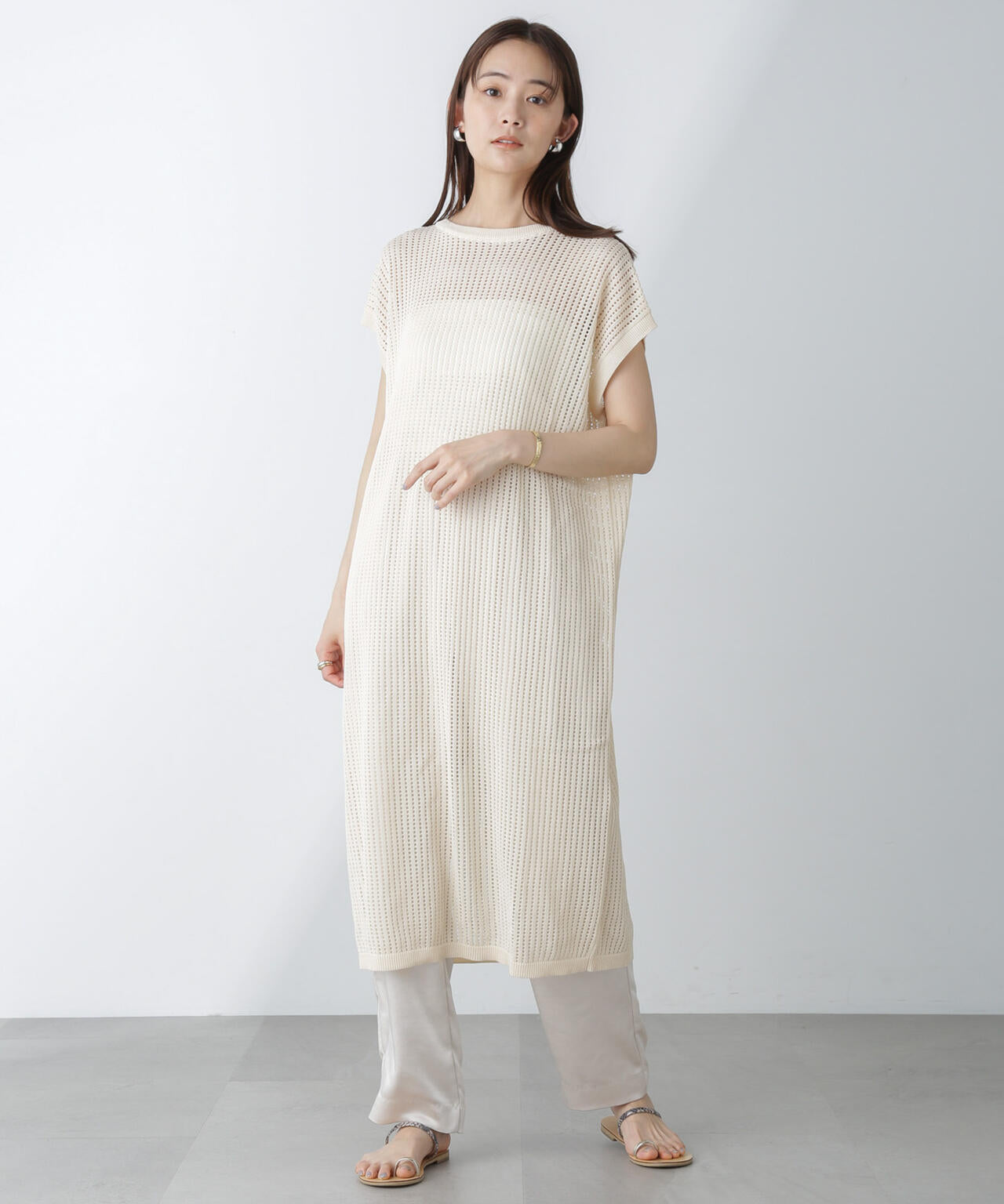 前後2wayメッシュワンピース 6734119323