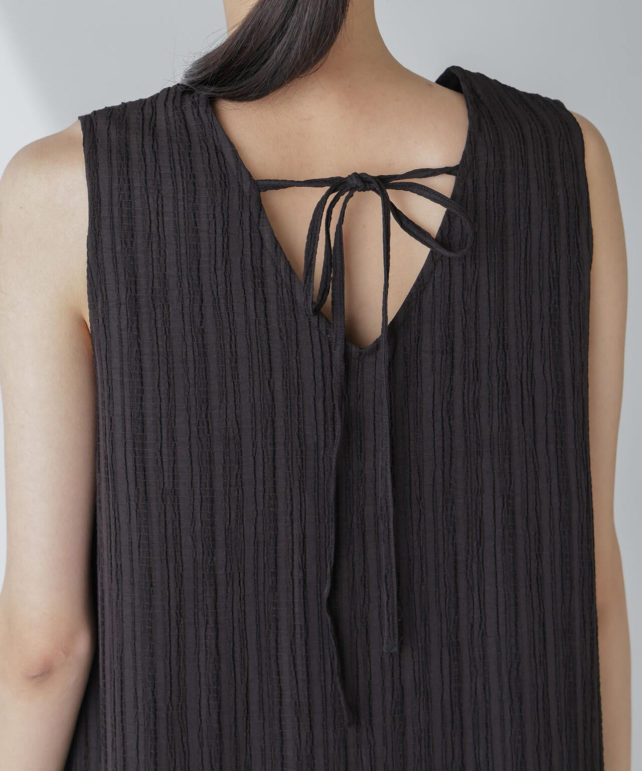 楊柳ティアード切り替えワンピース 6734119335