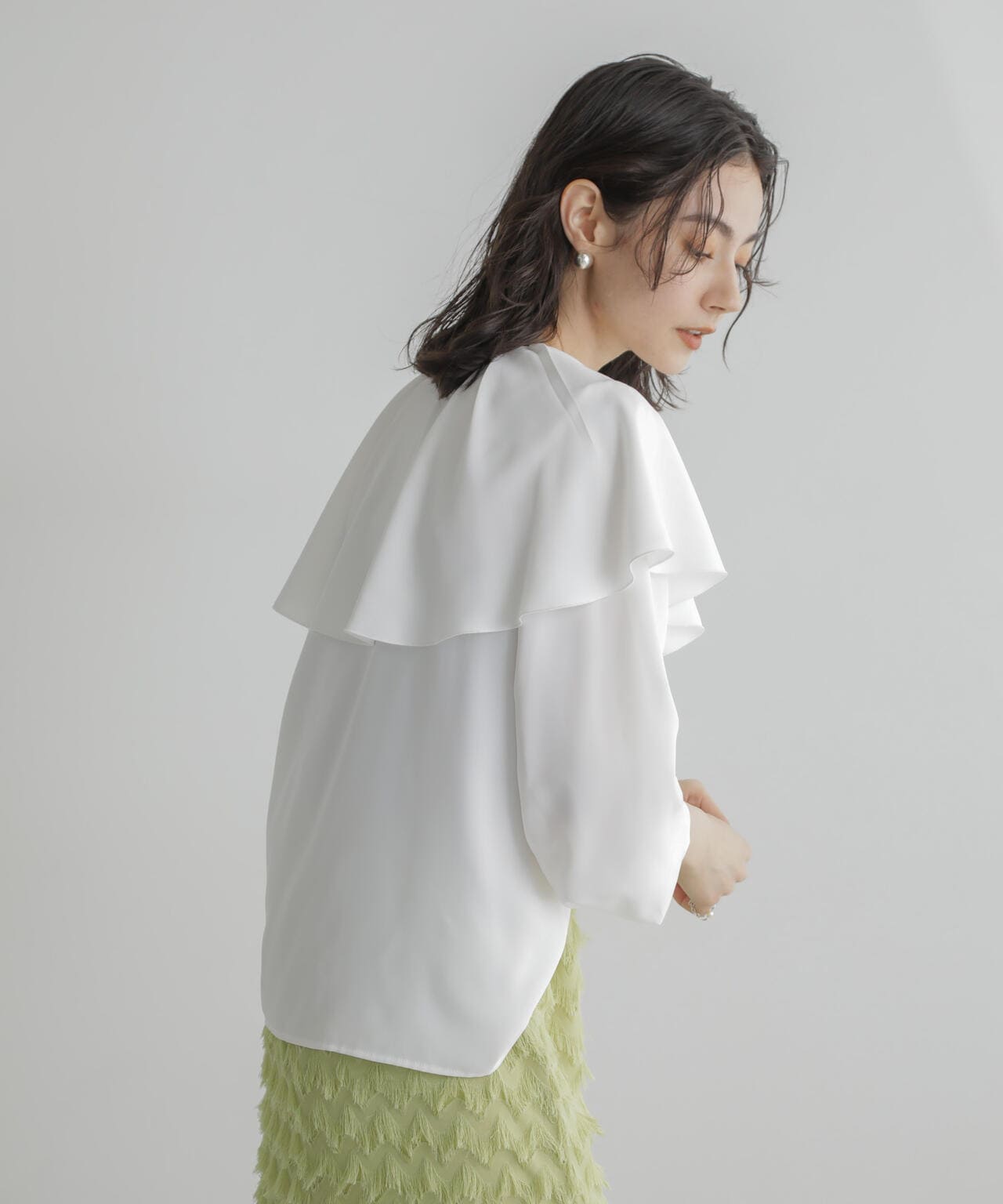 ケープブラウス 6734120315