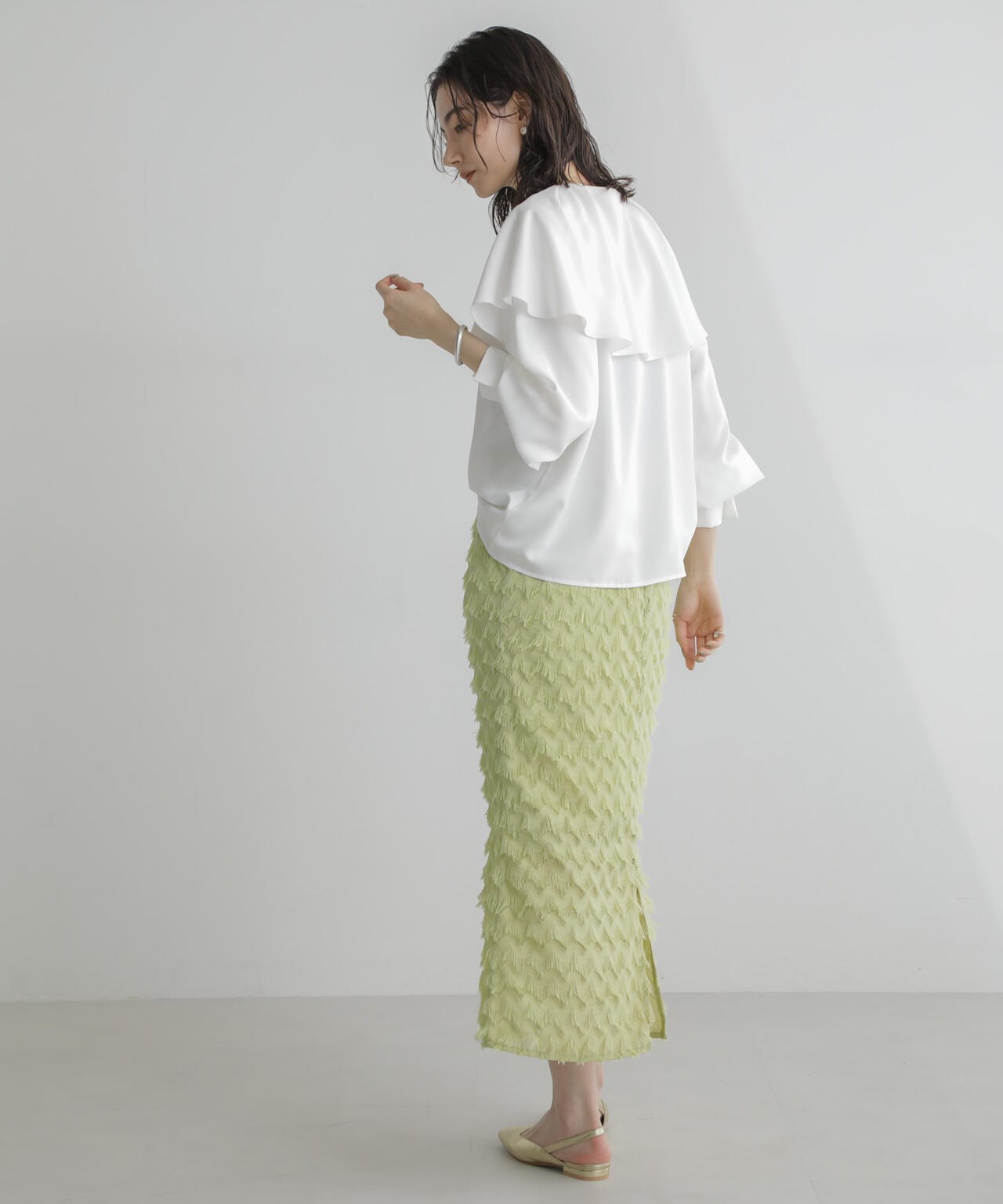 ケープブラウス 6734120315