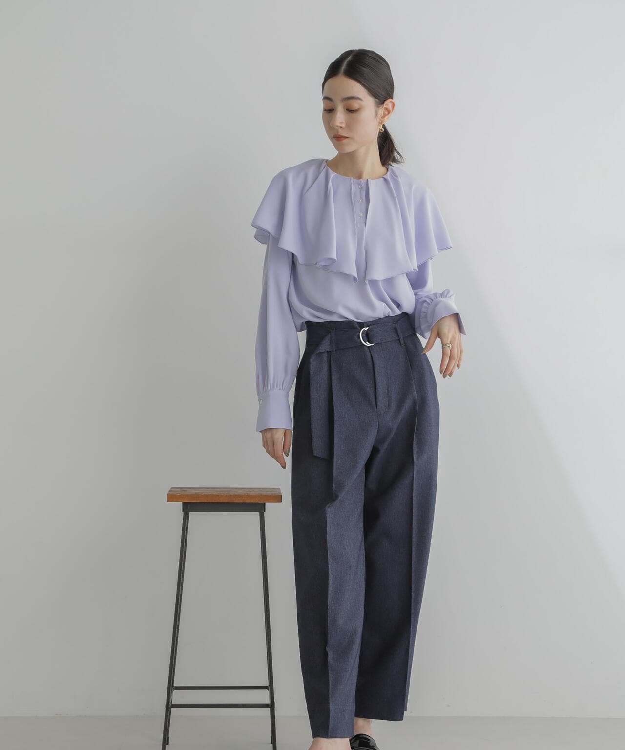 ケープブラウス 6734120315