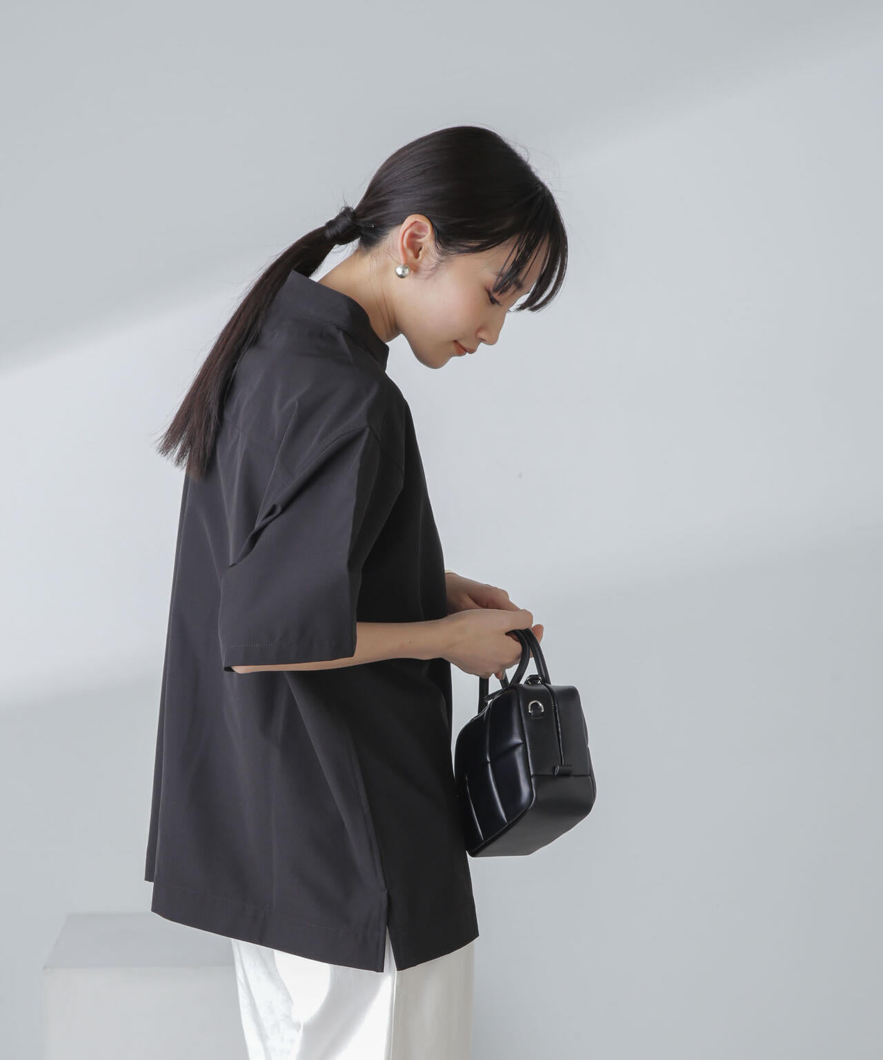 スタンドカラーシャツ 多機能軽量ストレッチ-SHELTECH(セットアップ可) 6734121300
