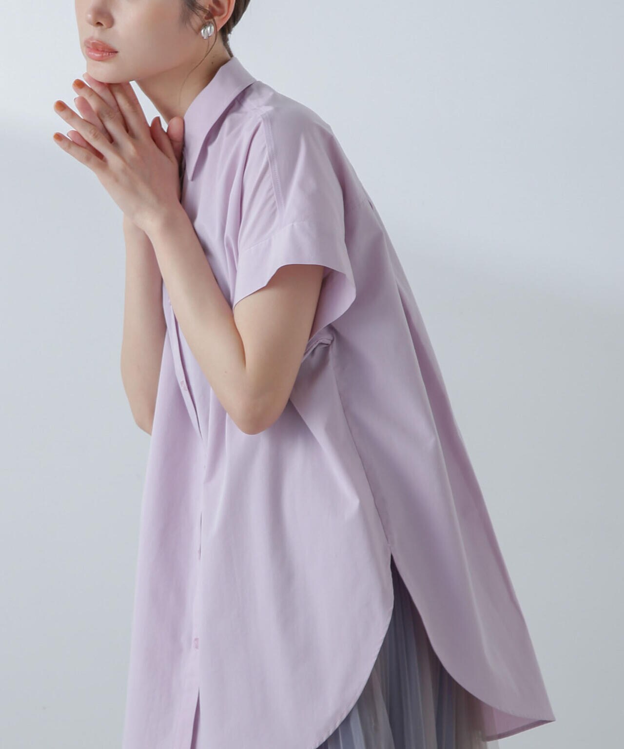 ロールアップワイドシャツ 6734121307