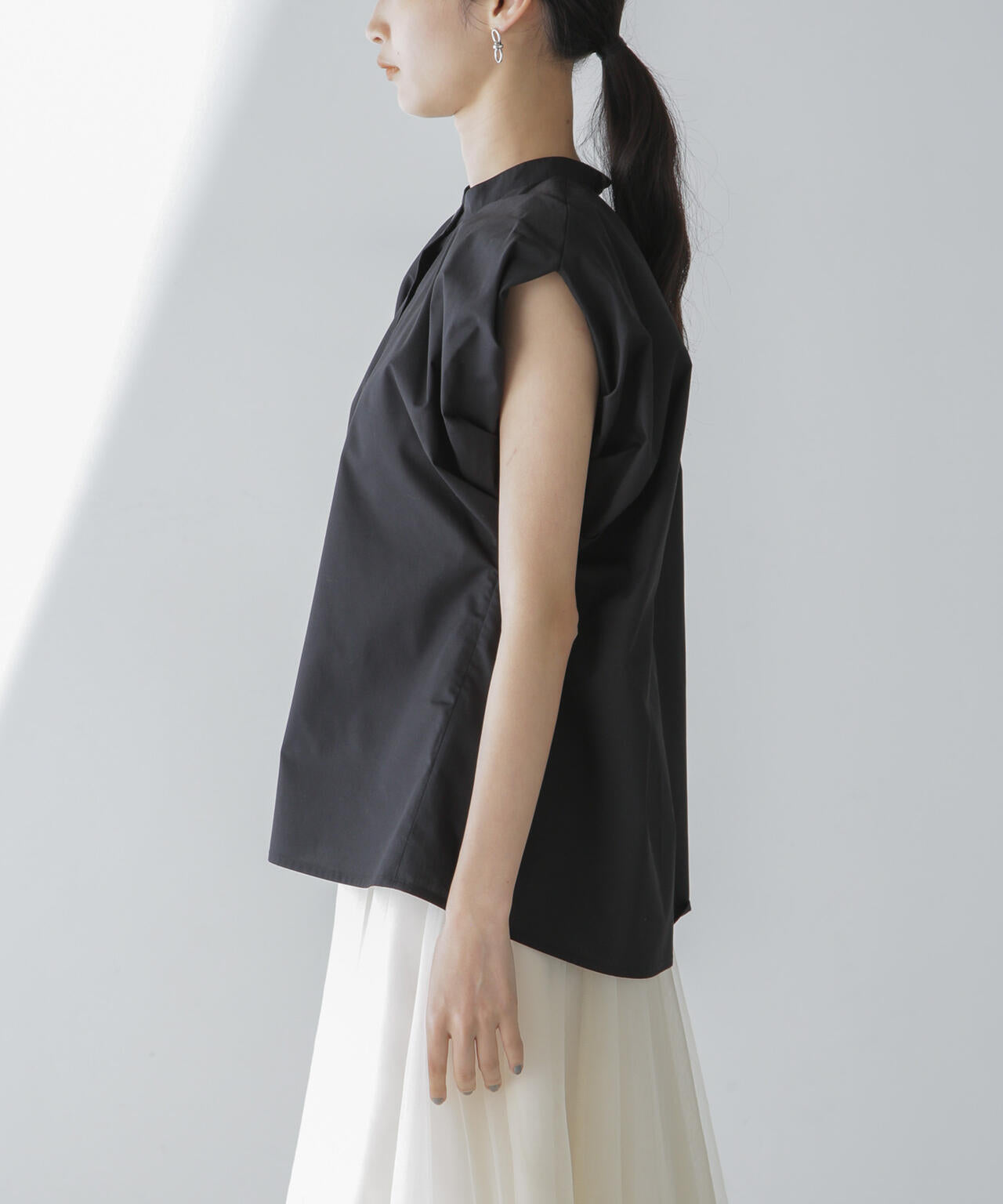 フレンチスリーブバルーンシャツ 6734121311