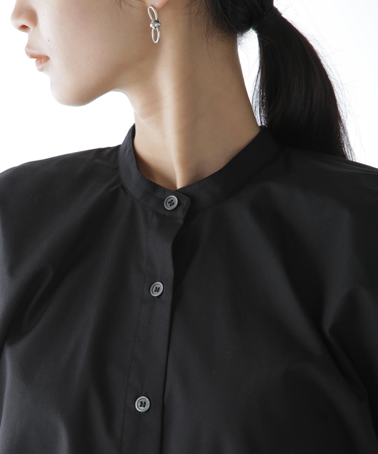 フレンチスリーブバルーンシャツ 6734121311