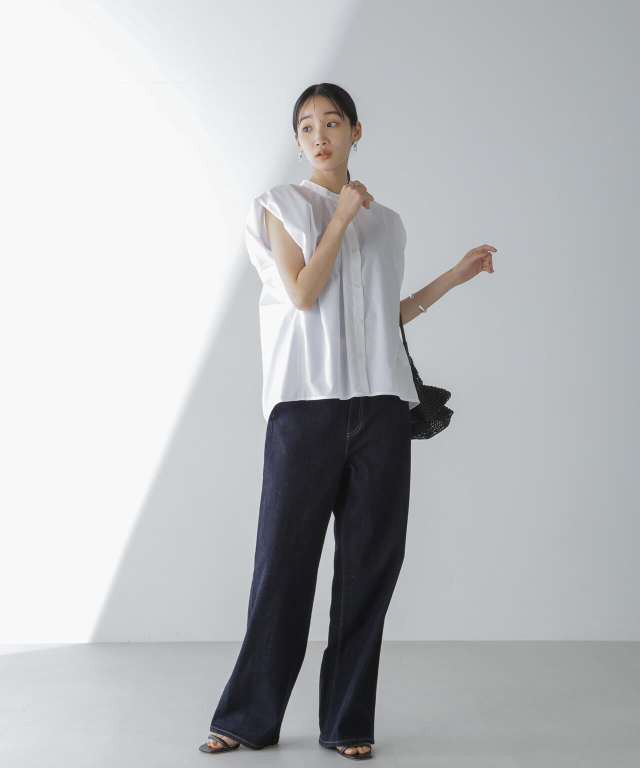 フレンチスリーブバルーンシャツ 6734121311