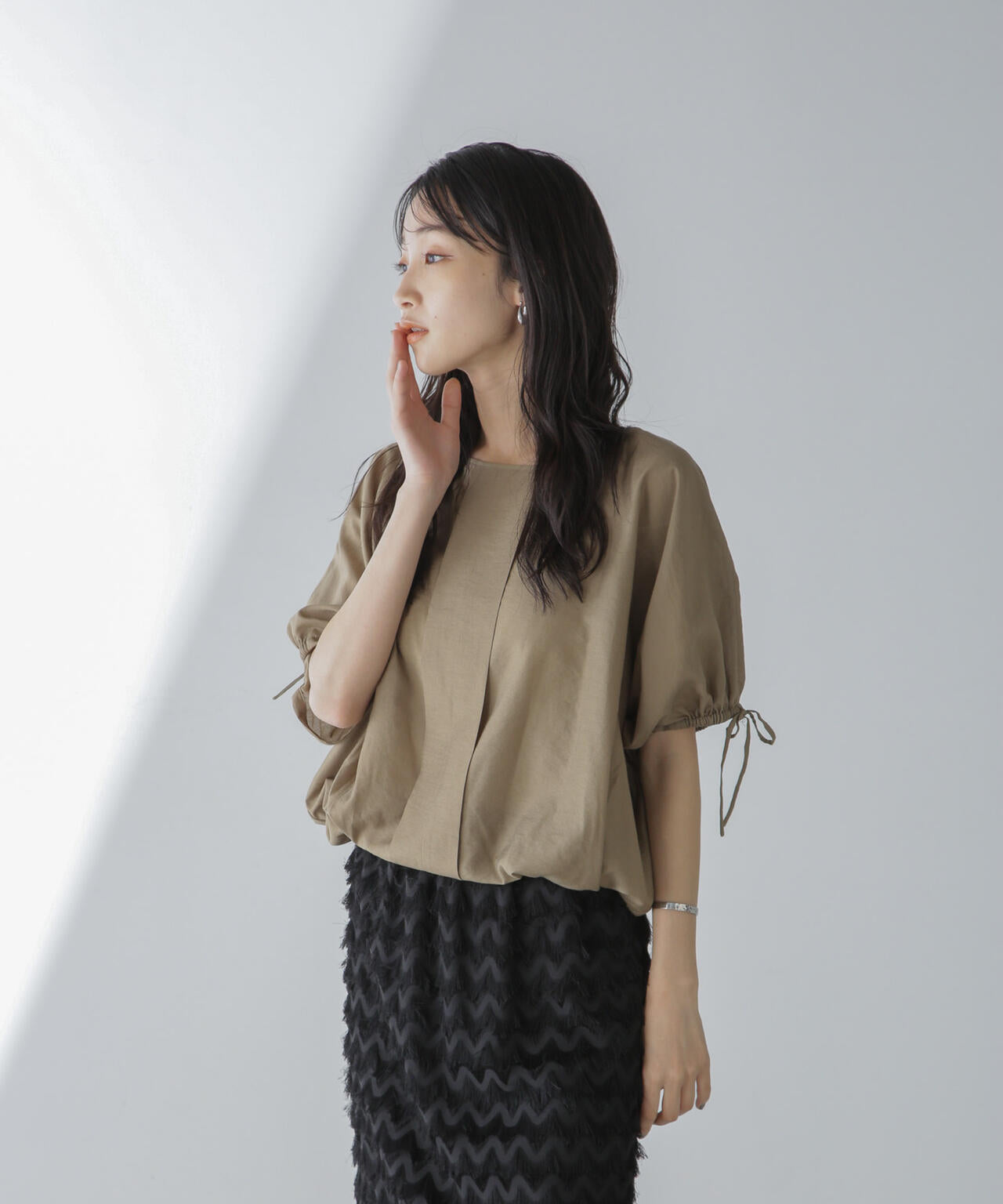 バルーンシルエットブラウス 6734121312