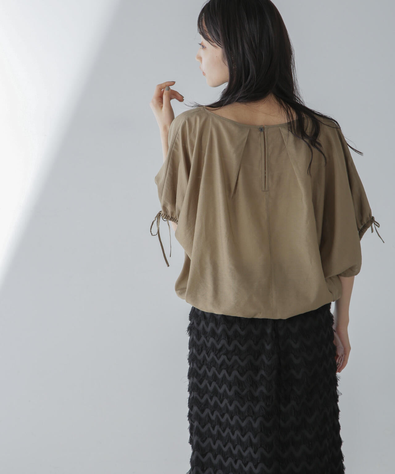 バルーンシルエットブラウス 6734121312