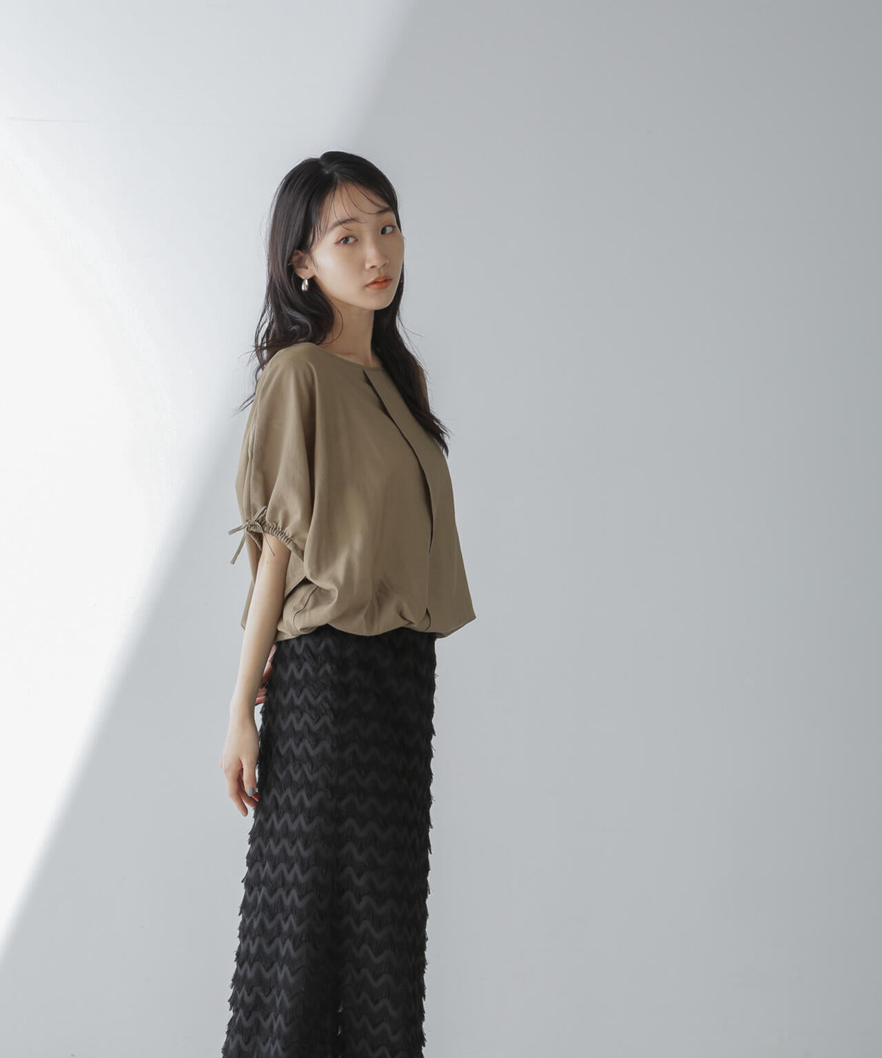 バルーンシルエットブラウス 6734121312