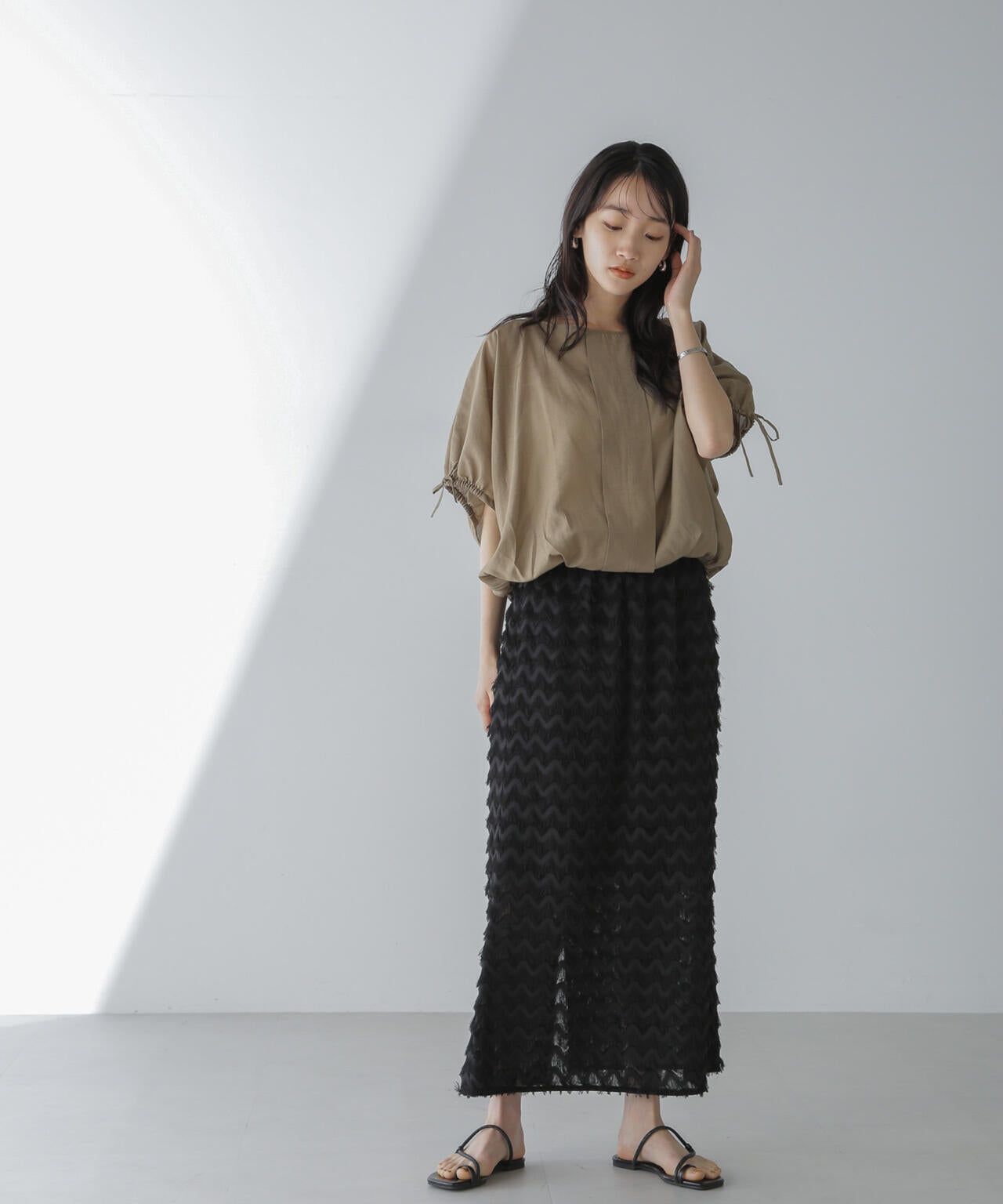 バルーンシルエットブラウス 6734121312