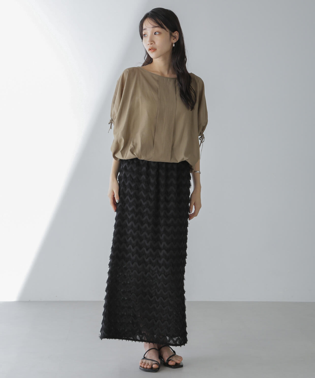 バルーンシルエットブラウス 6734121312