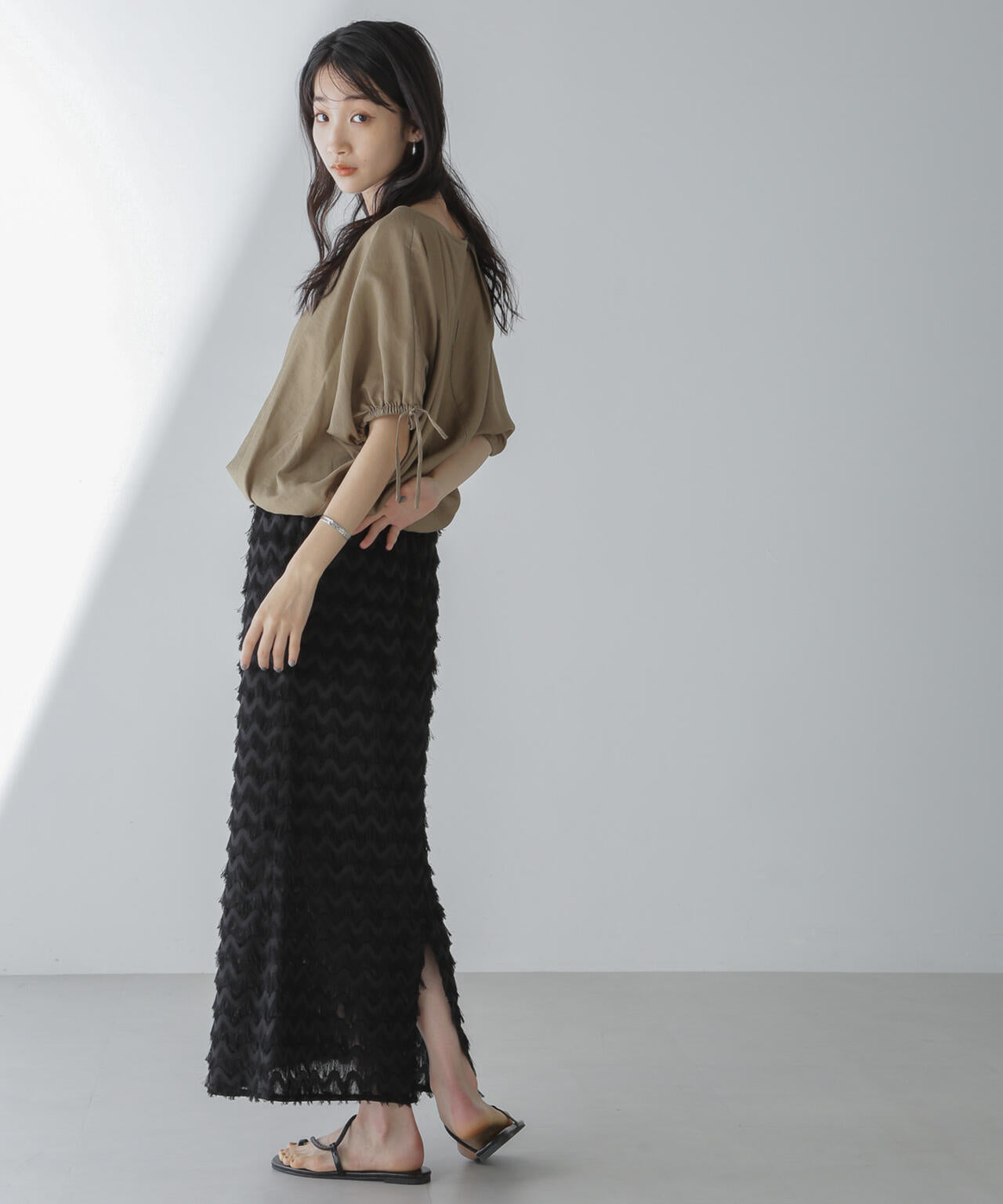 バルーンシルエットブラウス 6734121312