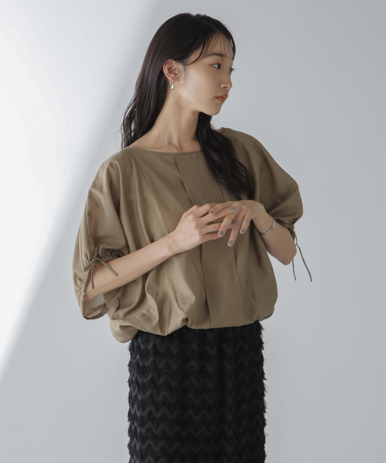 バルーンシルエットブラウス 6734121312