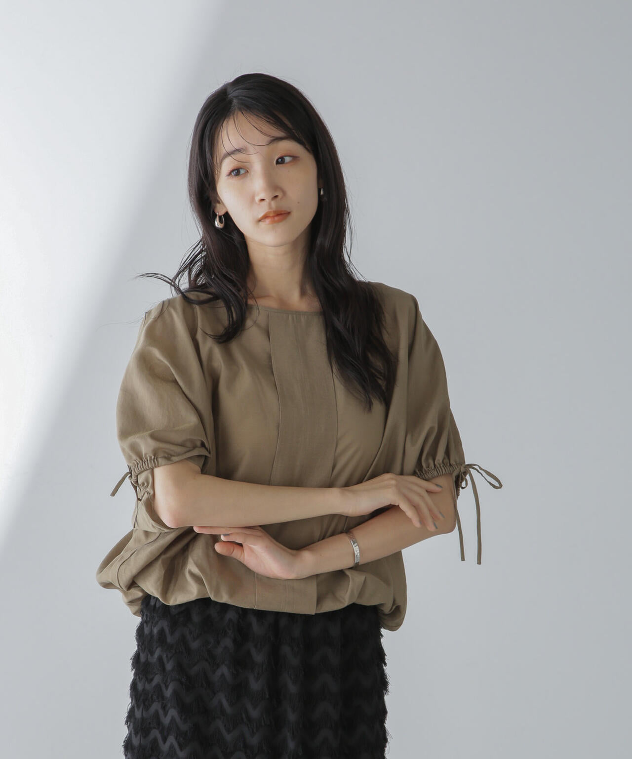 バルーンシルエットブラウス 6734121312