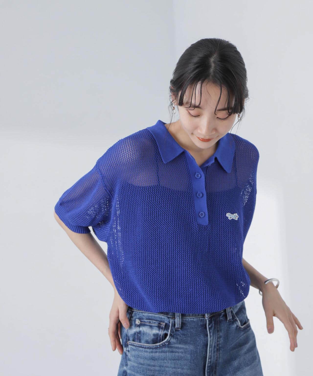 PENNEYS/PENNEYS別注TheFOXメッシュポロニット 6734122332