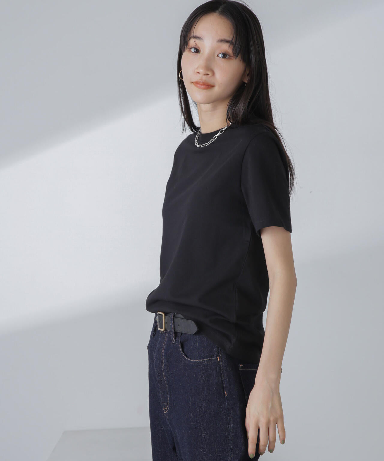 汗染み防止加工接触冷感半袖Tシャツ 6734124300