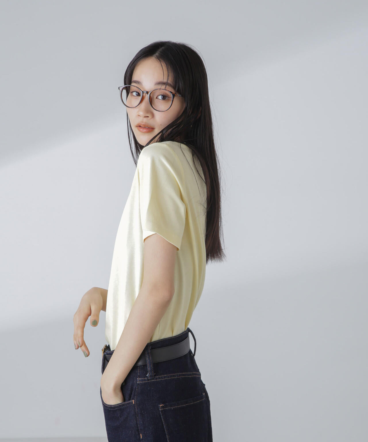 汗染み防止加工接触冷感半袖Tシャツ 6734124300