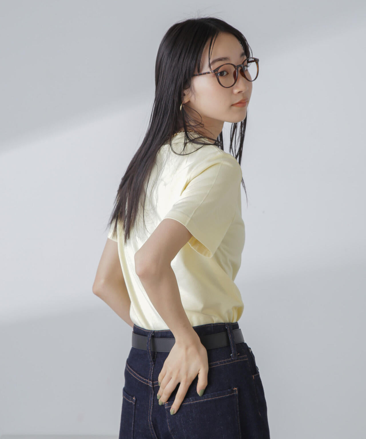 汗染み防止加工接触冷感半袖Tシャツ 6734124300