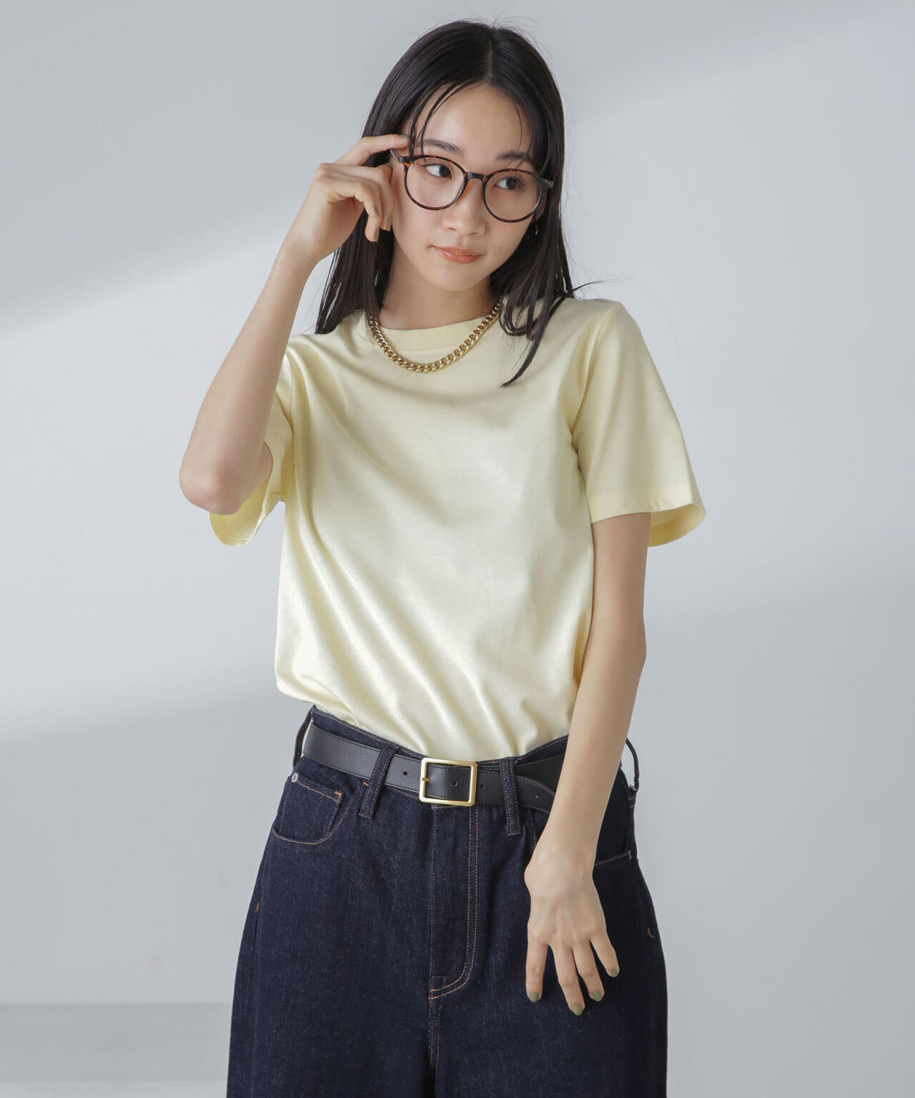 汗染み防止加工接触冷感半袖Tシャツ 6734124300