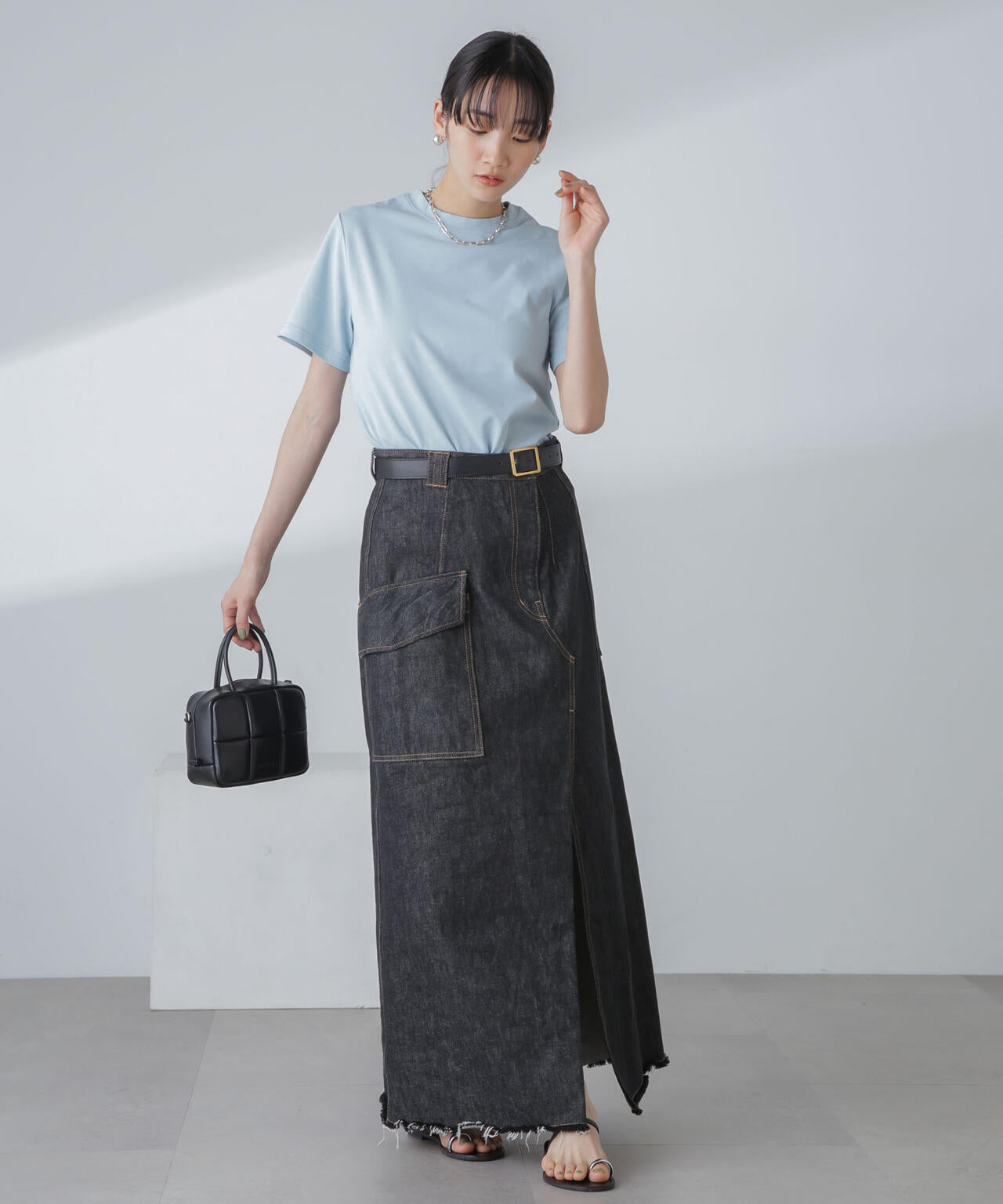 汗染み防止加工接触冷感半袖Tシャツ 6734124300