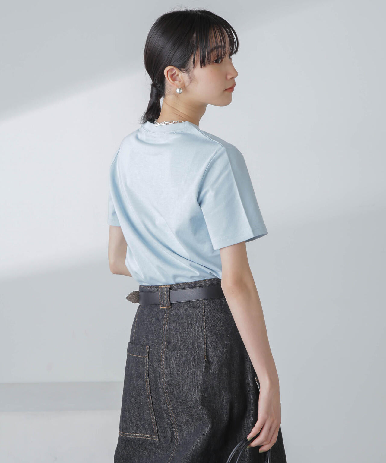汗染み防止加工接触冷感半袖Tシャツ 6734124300