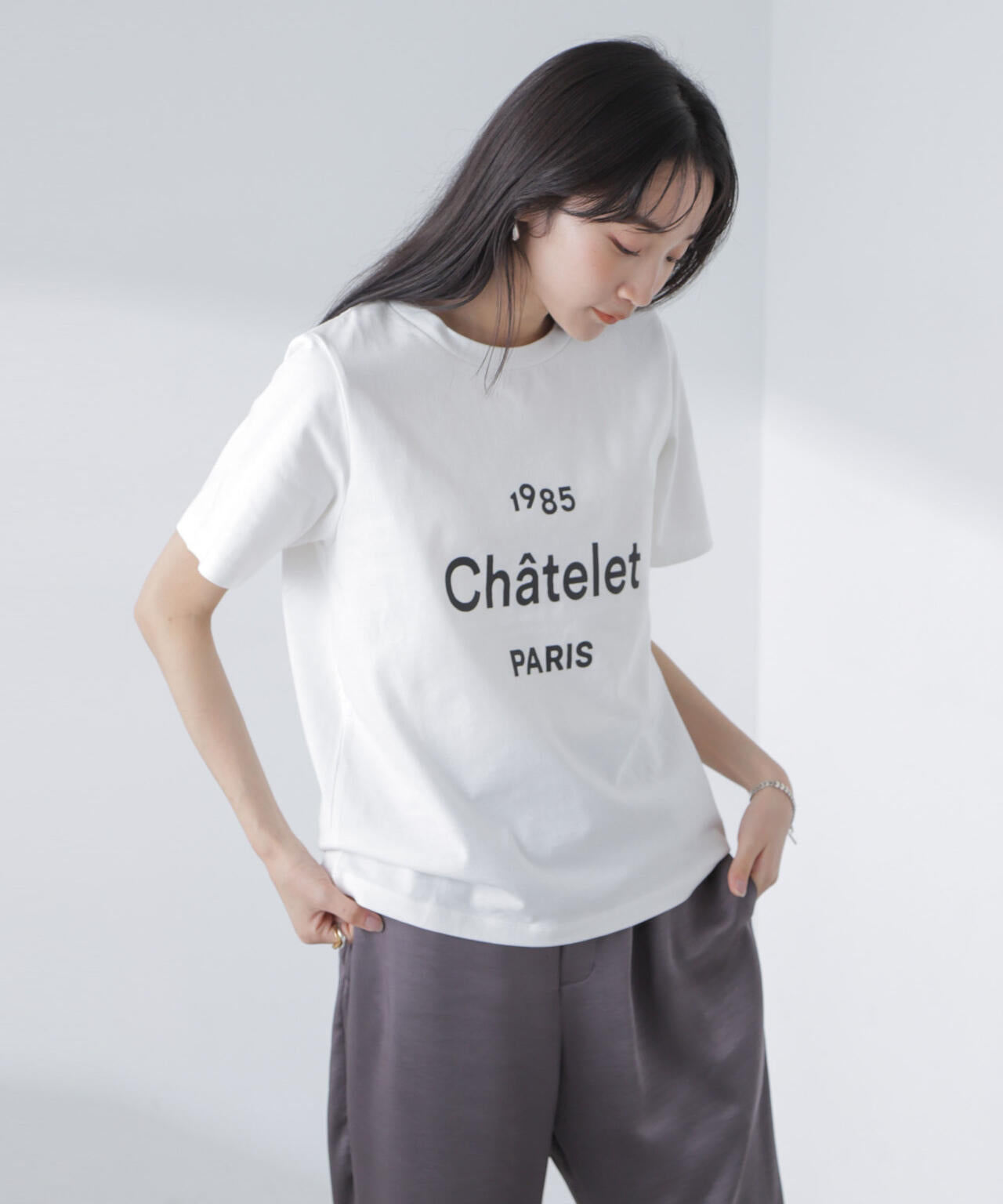 ロゴプリントTシャツ 6734124309