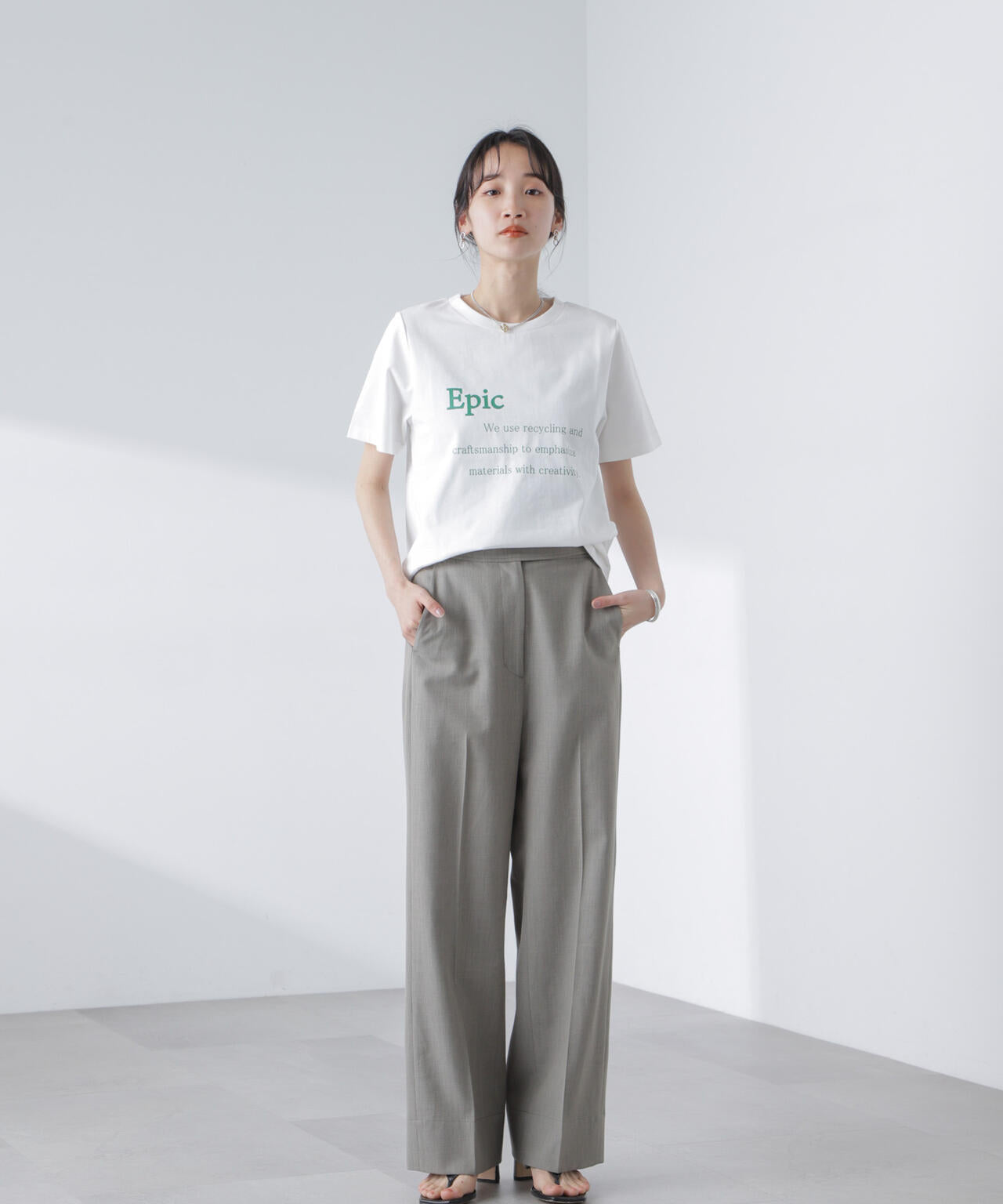 ロゴプリントTシャツ 6734124309