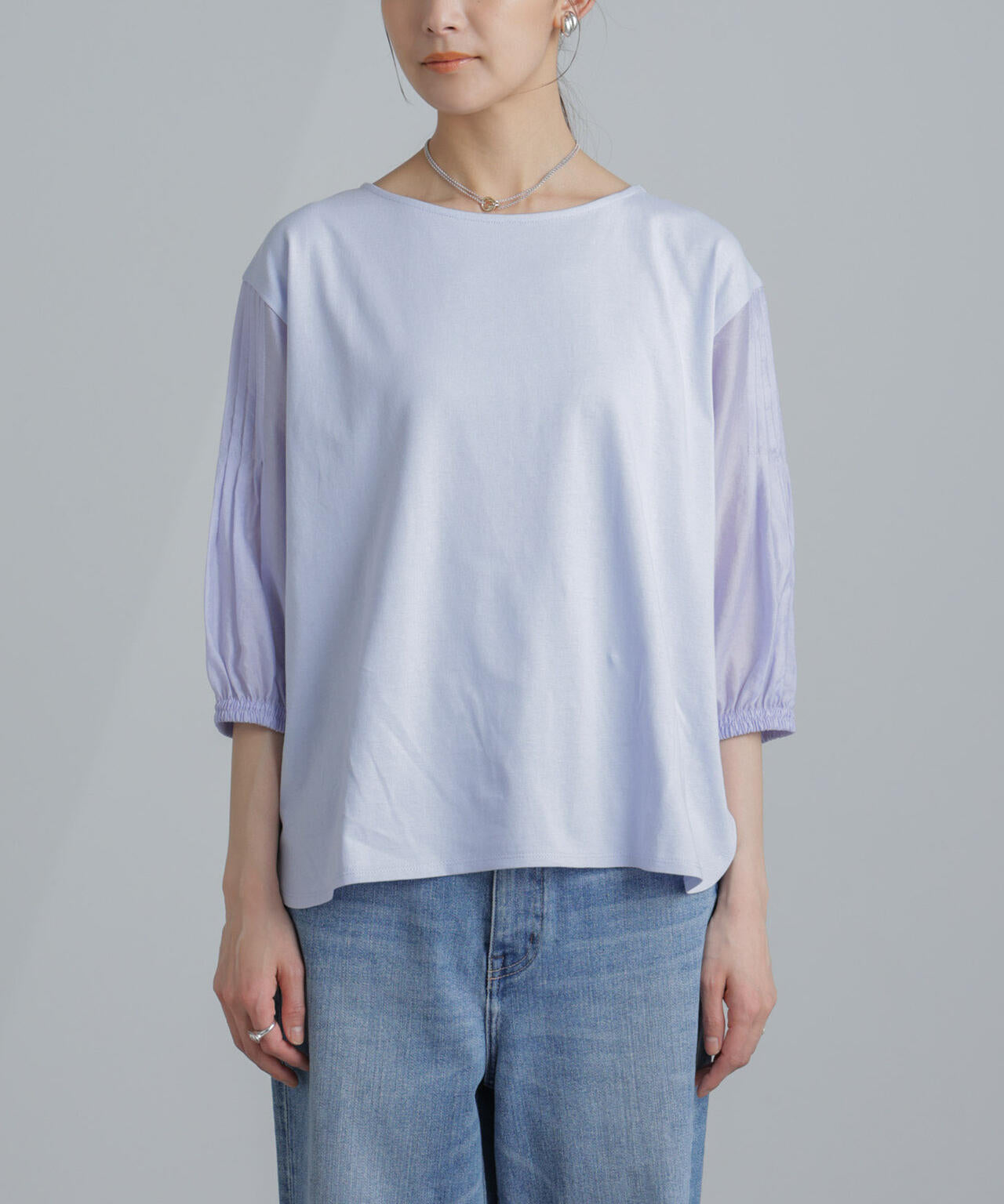 ピンタックスリーブカットプルオーバー 6734124310