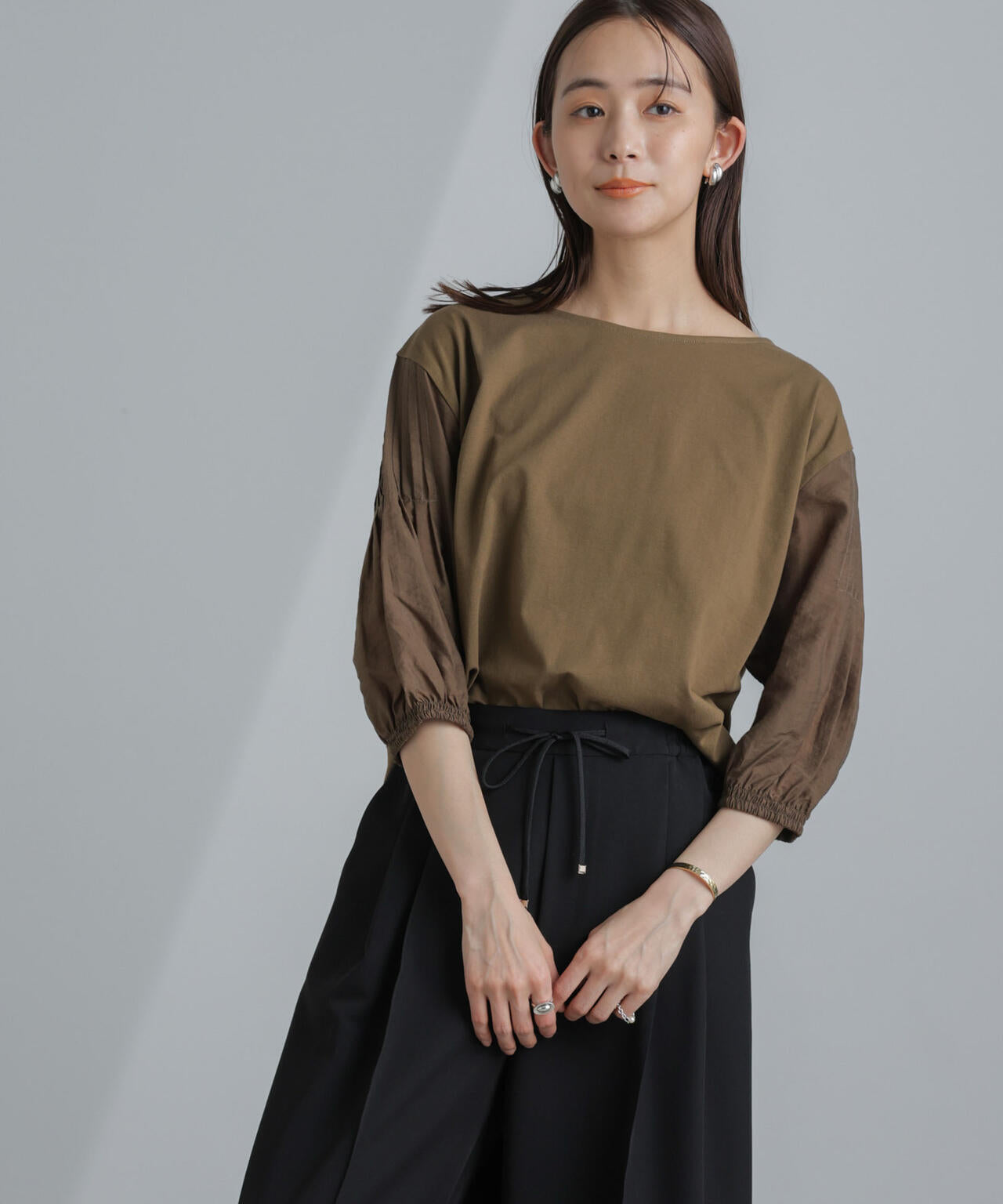 ピンタックスリーブカットプルオーバー 6734124310