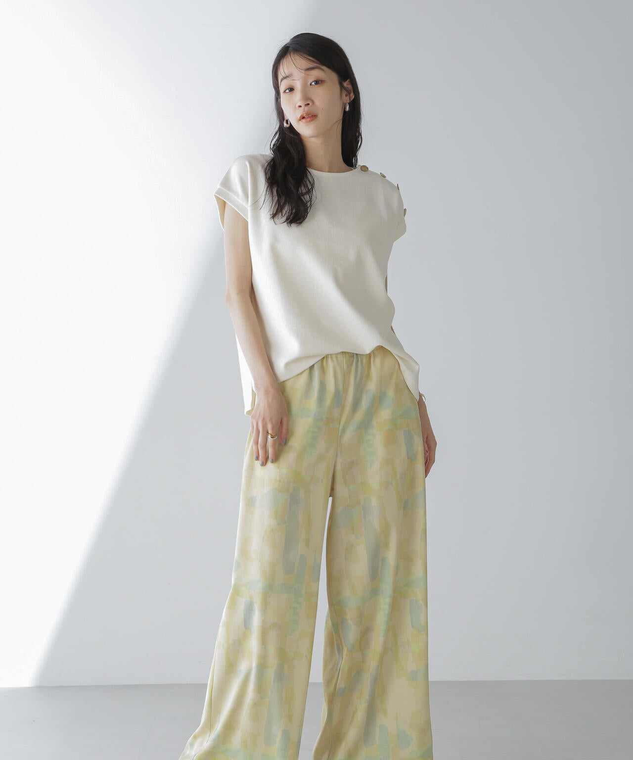 ショルダーボタンカノコトップス 6734124314