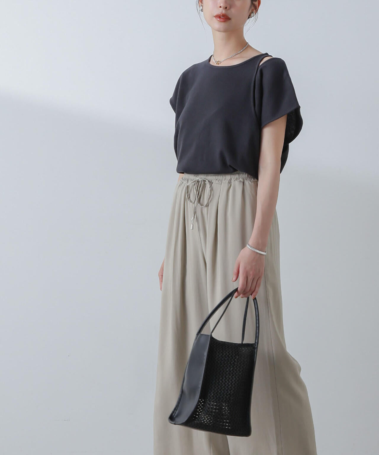 レイヤード風サーマルトップス 6734124322