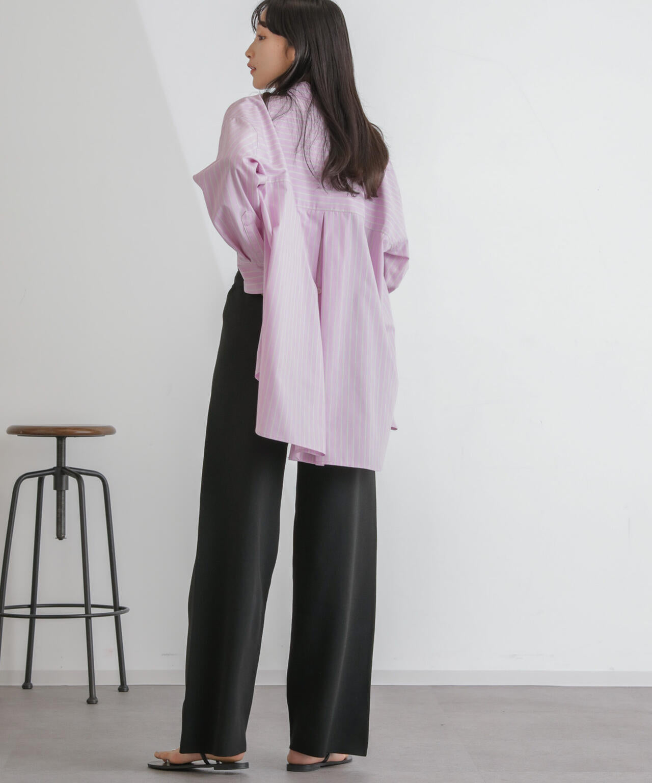 ニットリラクシーパンツ 6734127311