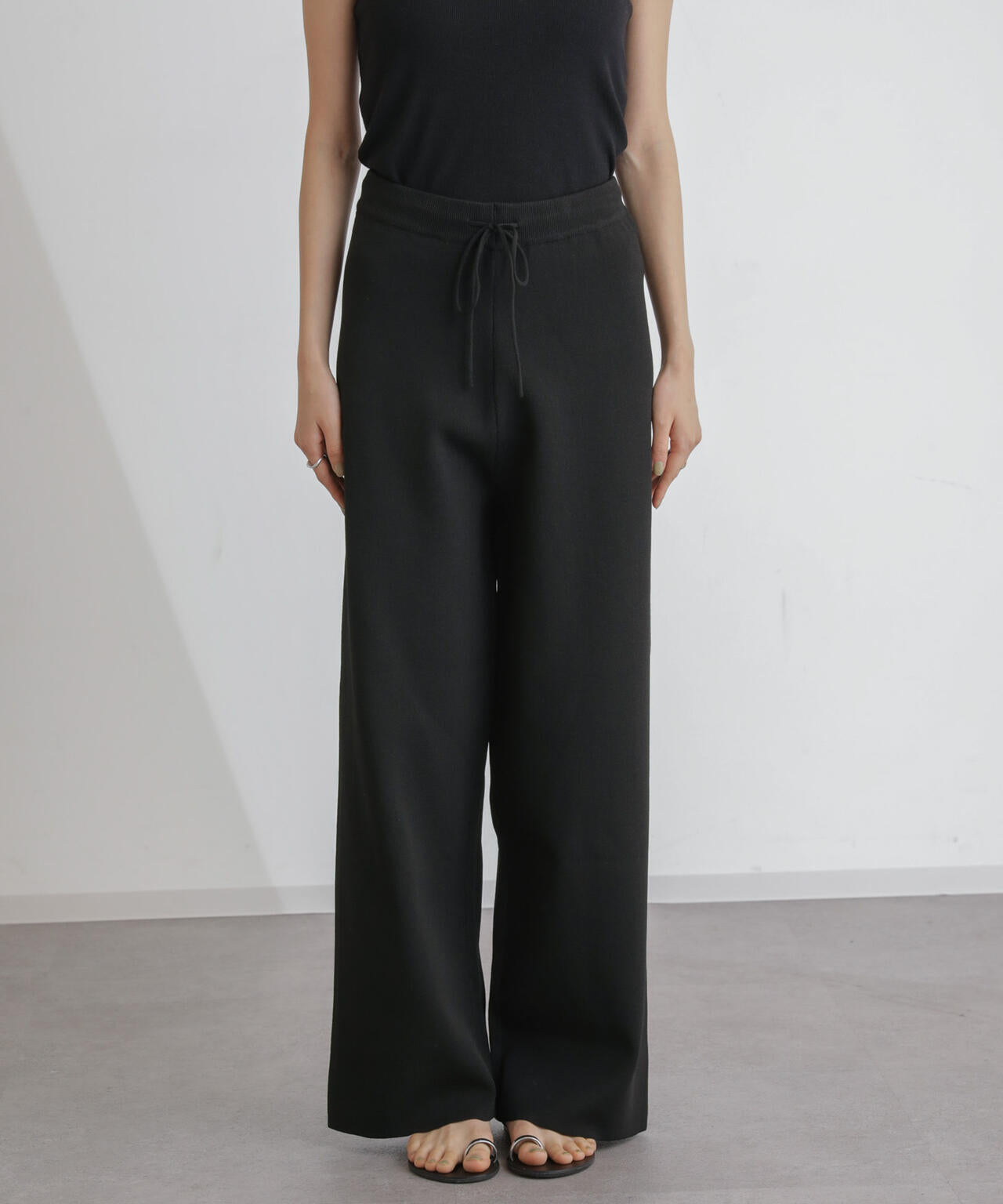 ニットリラクシーパンツ 6734127311