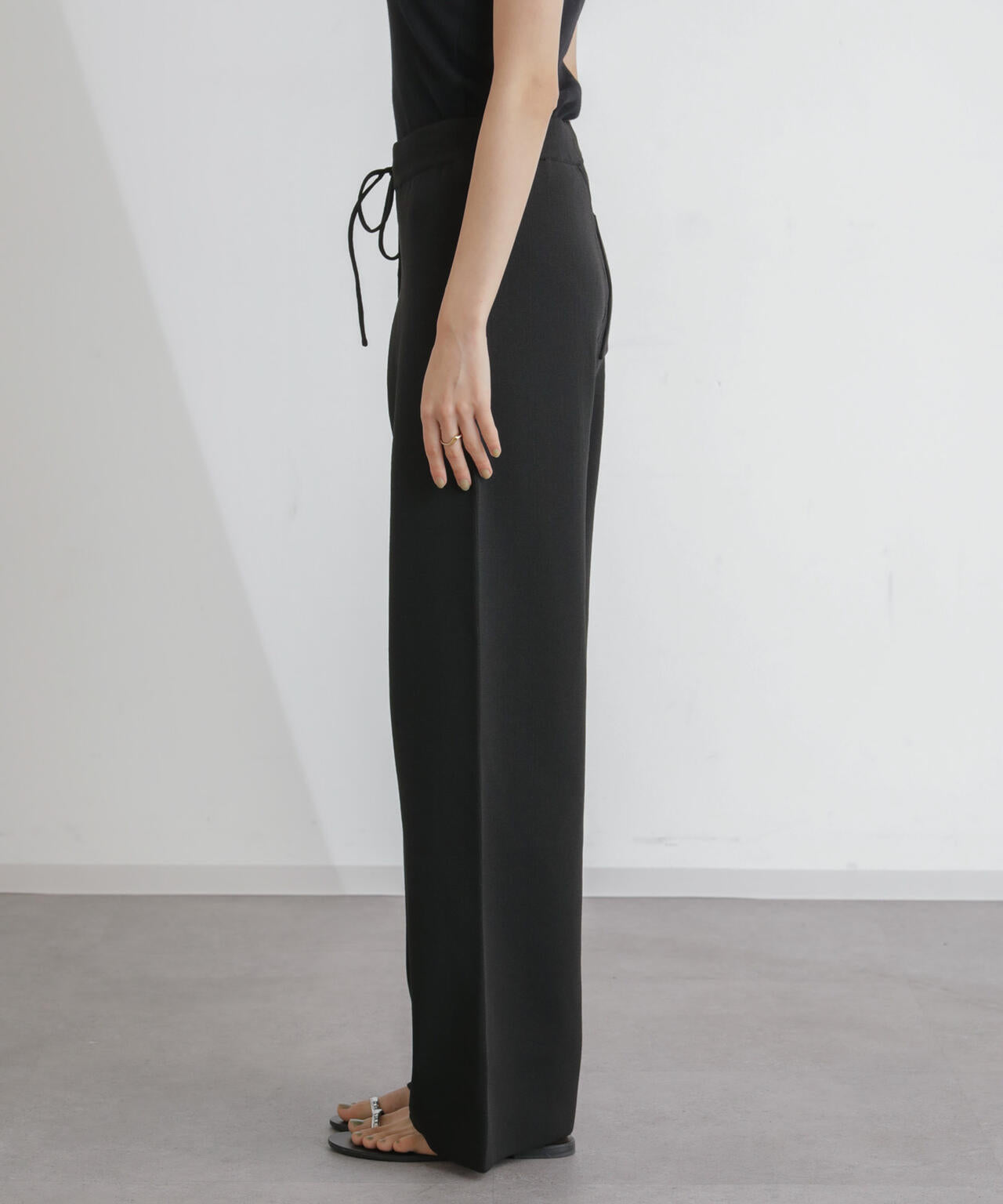 ニットリラクシーパンツ 6734127311