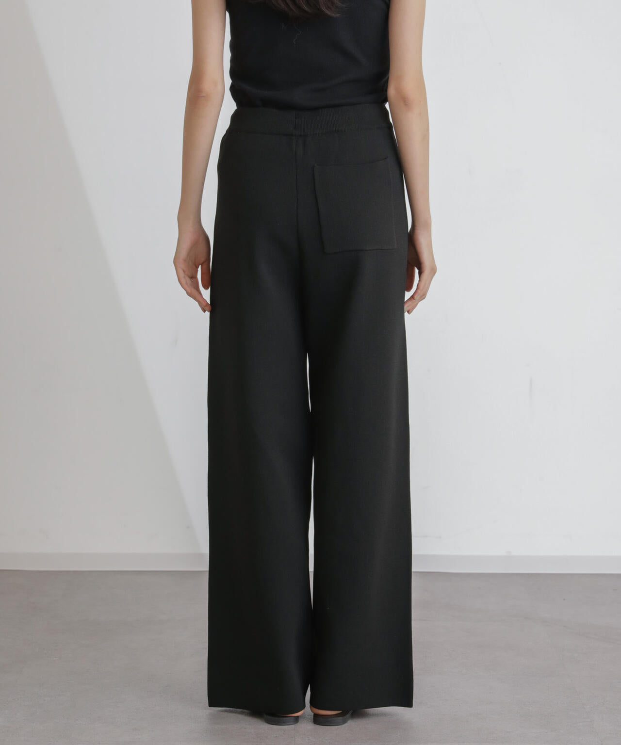 ニットリラクシーパンツ 6734127311