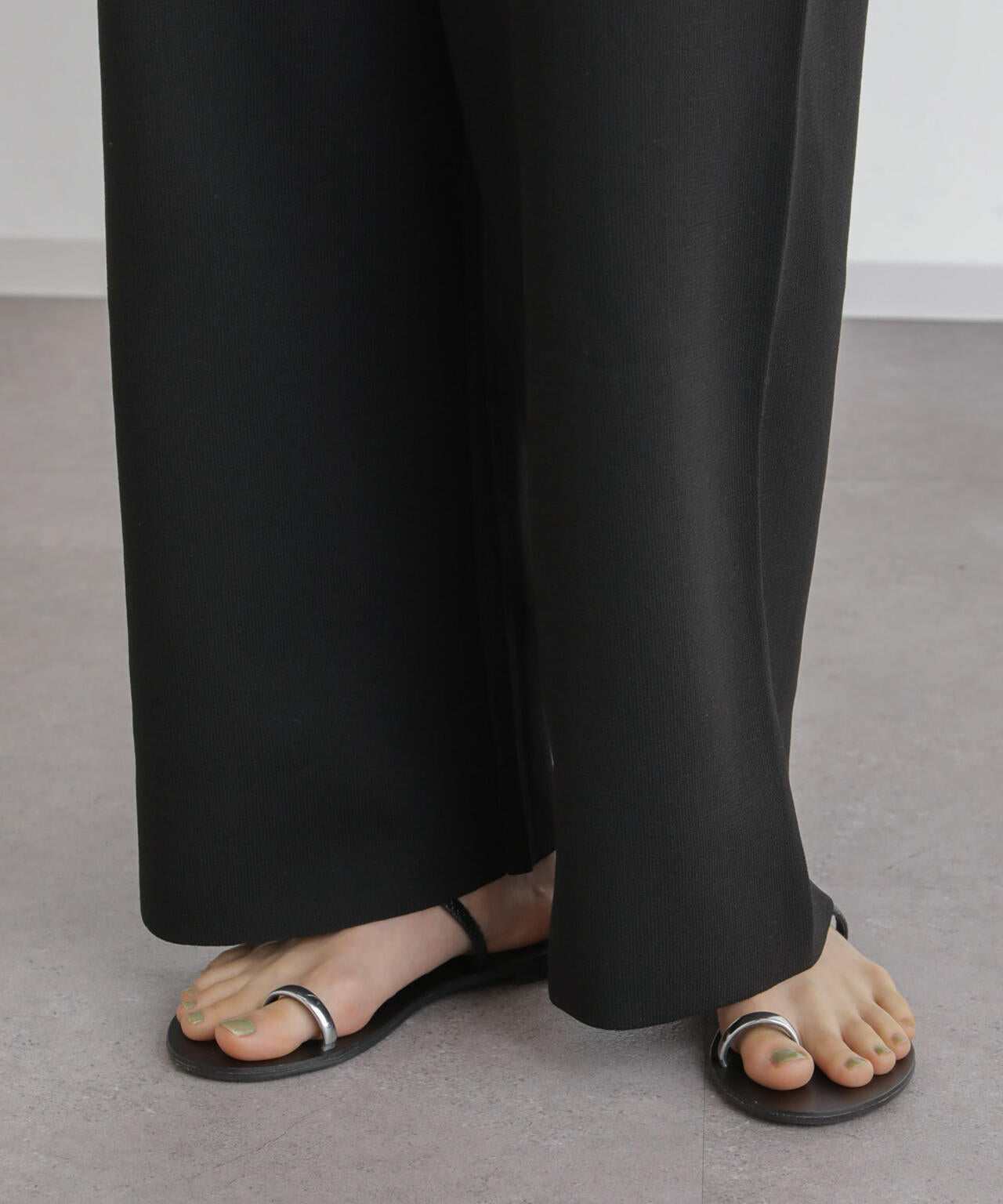 ニットリラクシーパンツ 6734127311