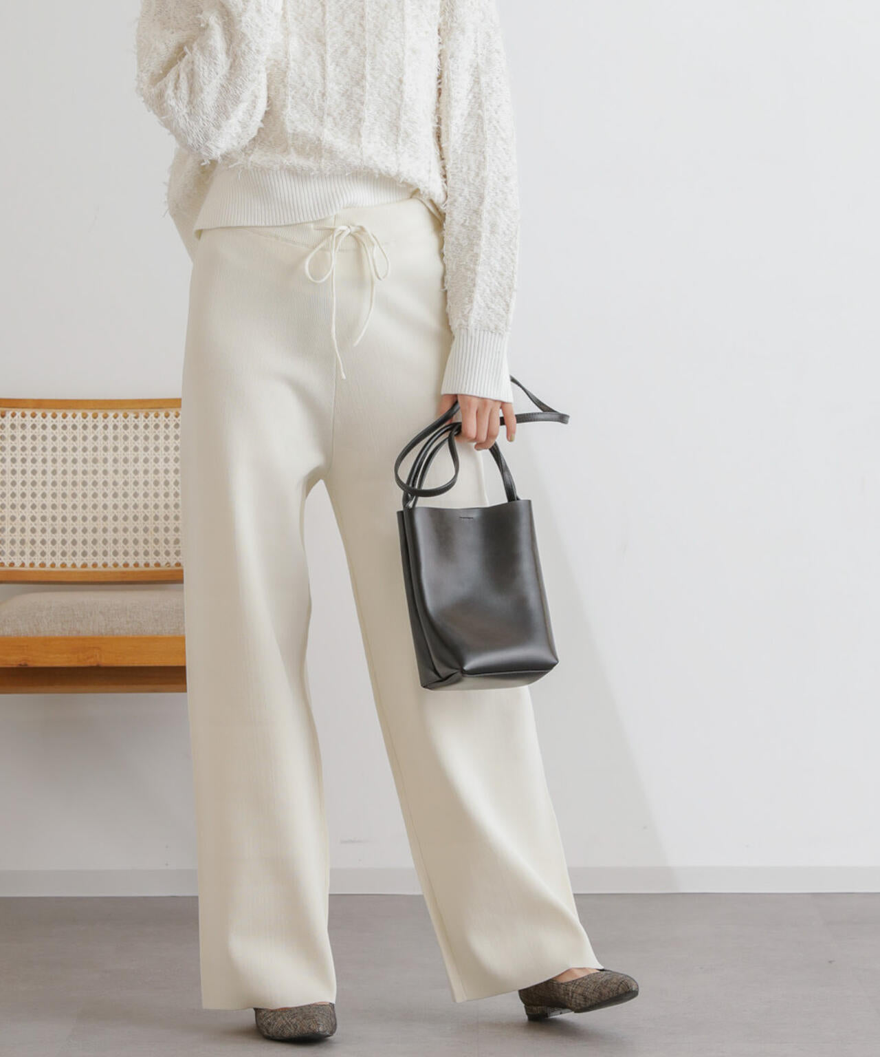 ニットリラクシーパンツ 6734127311