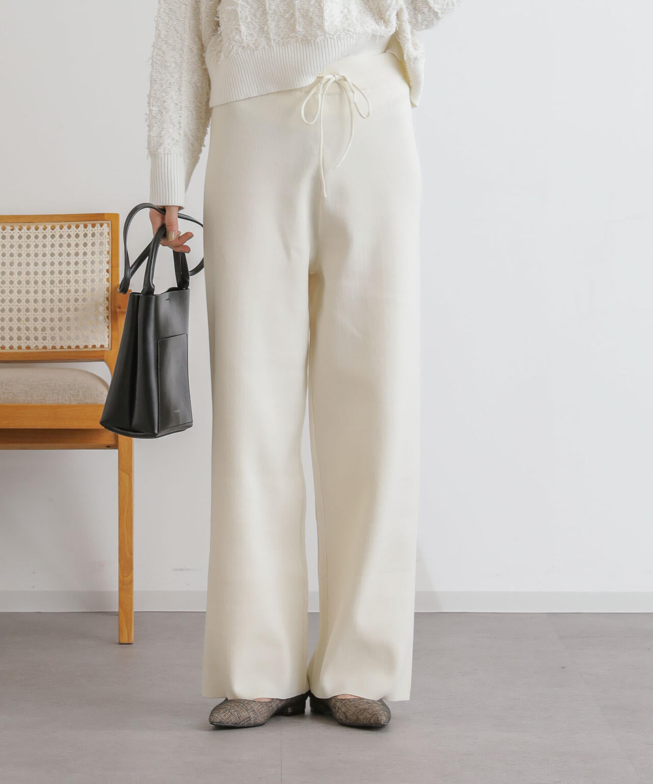ニットリラクシーパンツ 6734127311