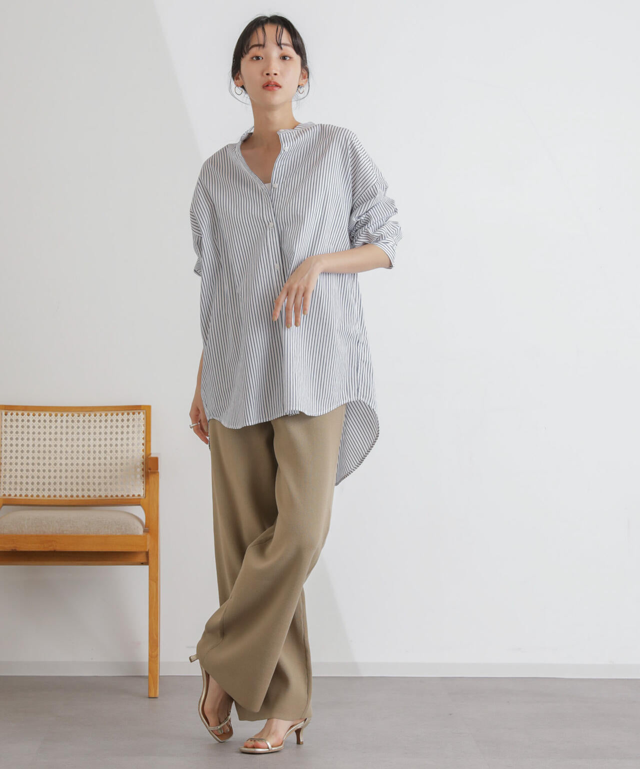 ニットリラクシーパンツ 6734127311