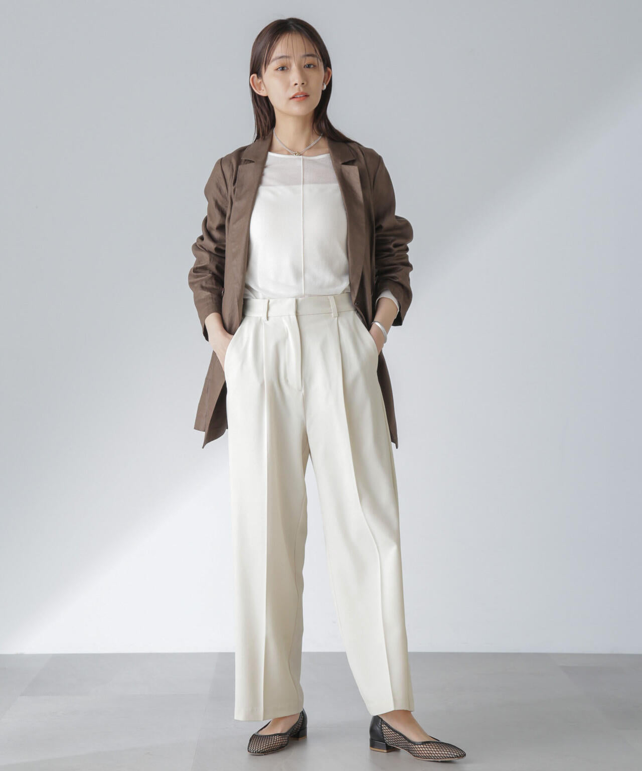多機能素材スラックス(セットアップ可) 6734127313