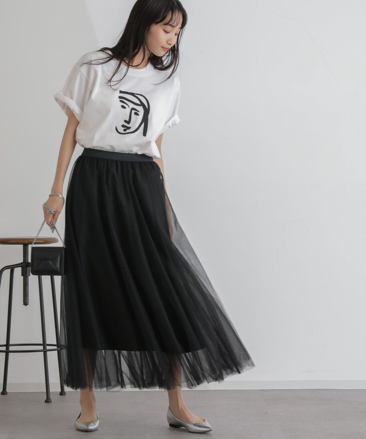 2wayレイヤードチュールスカート 6734130313