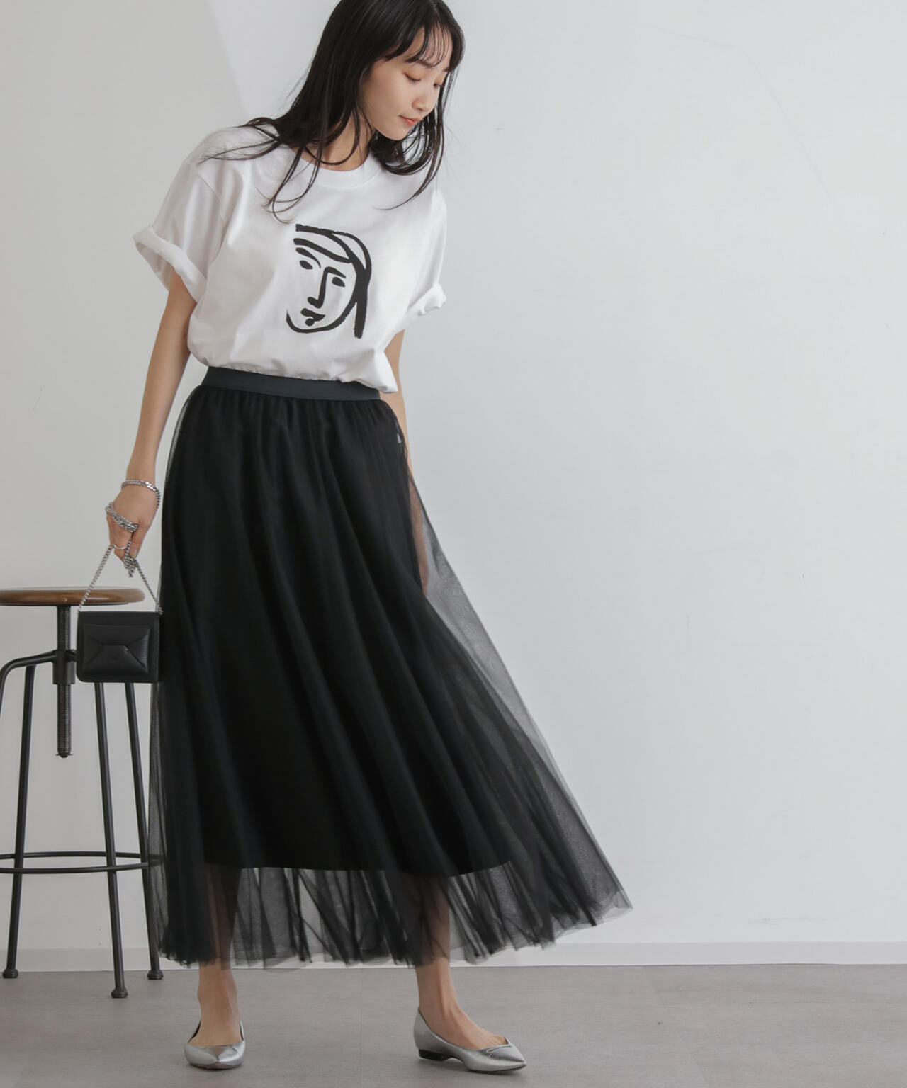 2wayレイヤードチュールスカート 6734130313