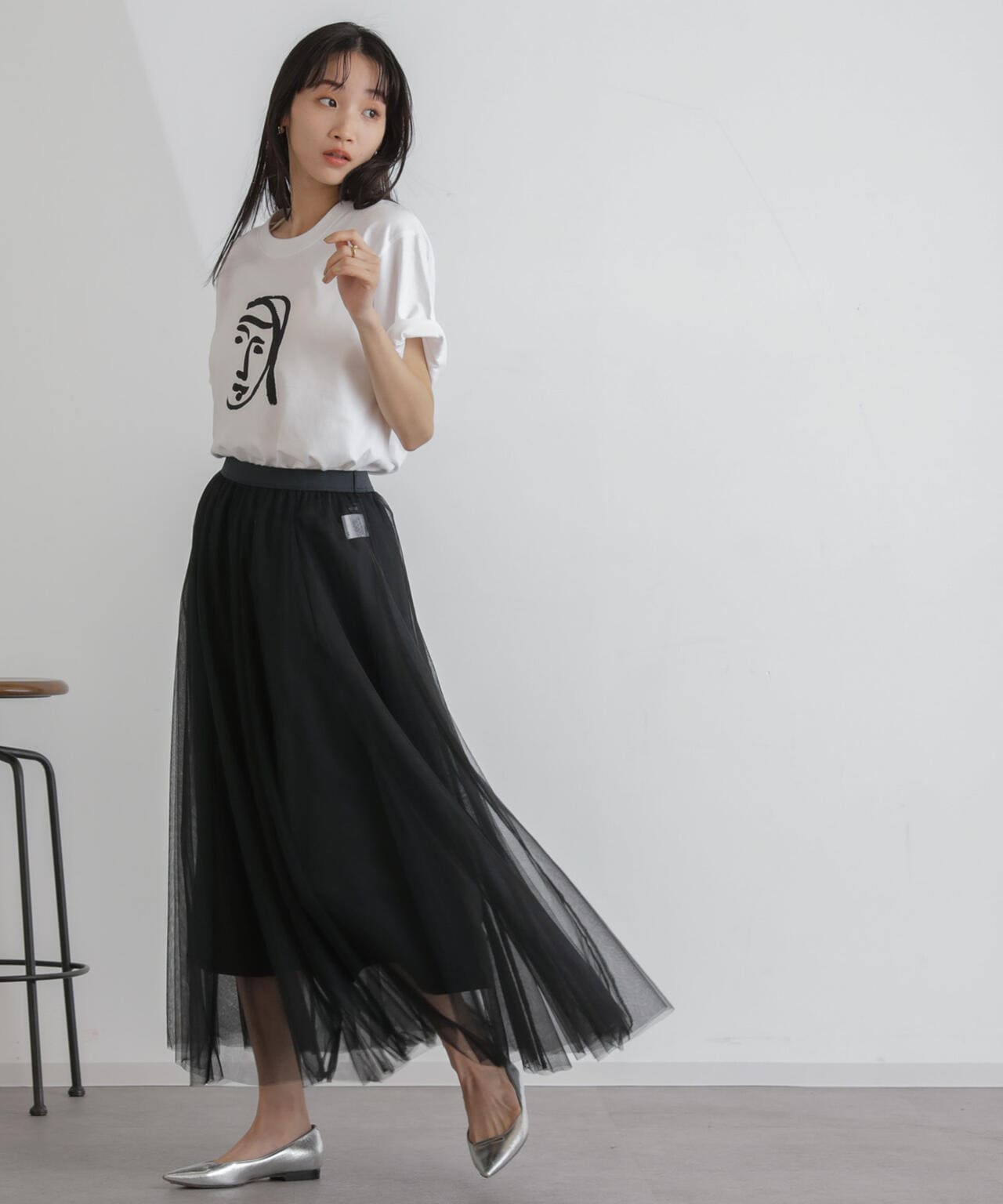 2wayレイヤードチュールスカート 6734130313