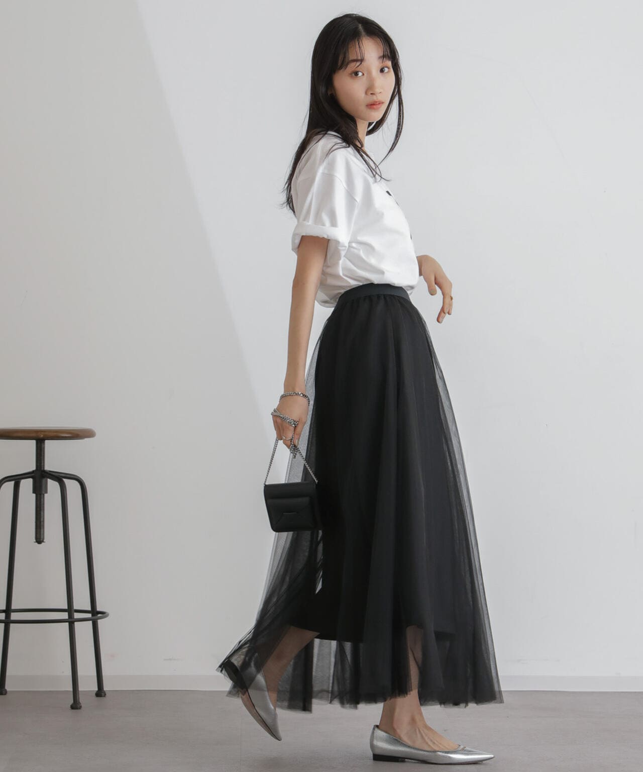 2wayレイヤードチュールスカート 6734130313