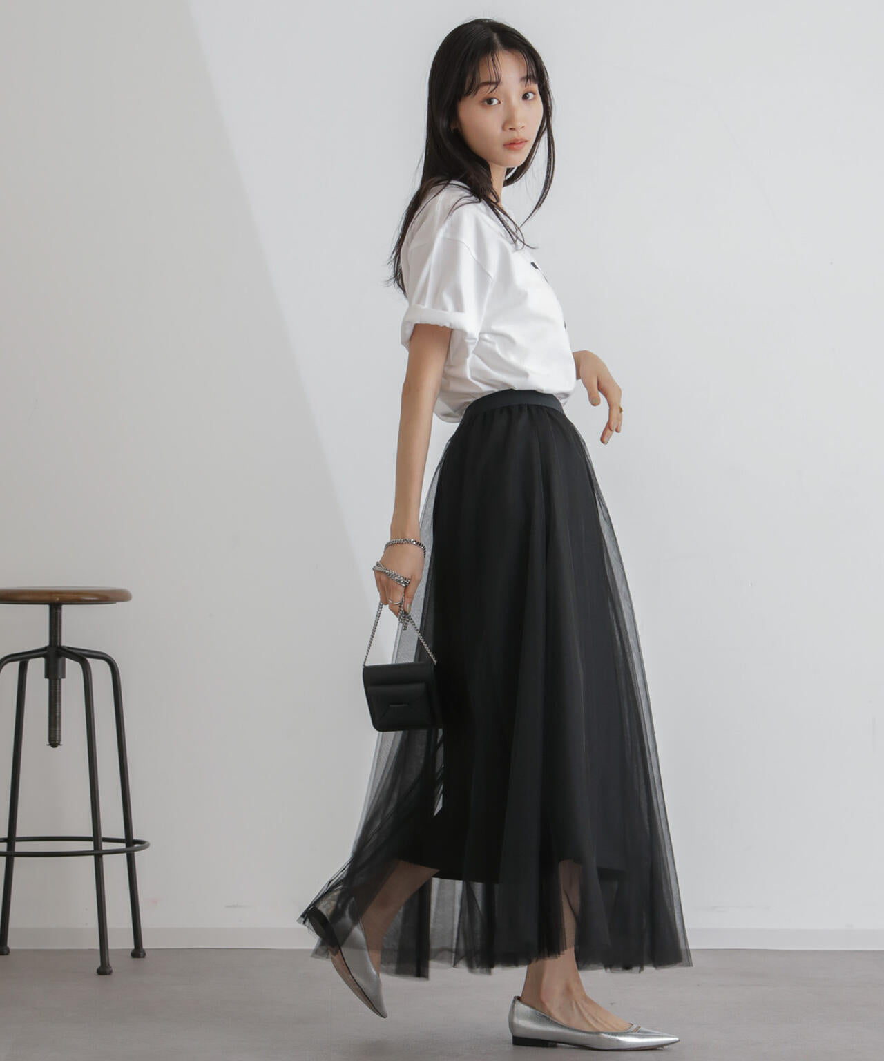 2wayレイヤードチュールスカート 6734130313