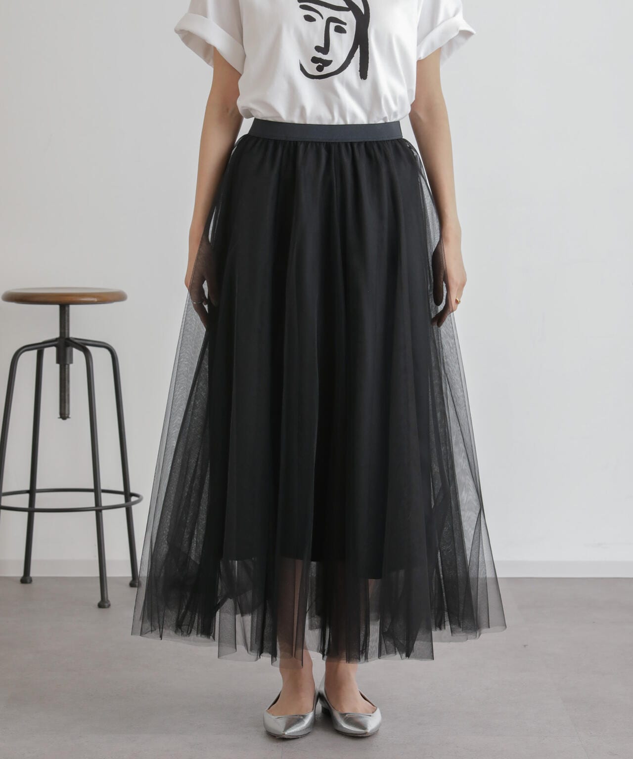 2wayレイヤードチュールスカート 6734130313