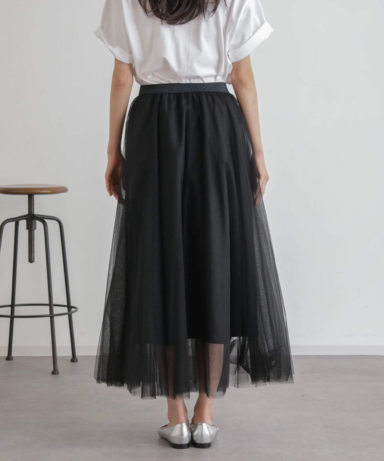 2wayレイヤードチュールスカート 6734130313