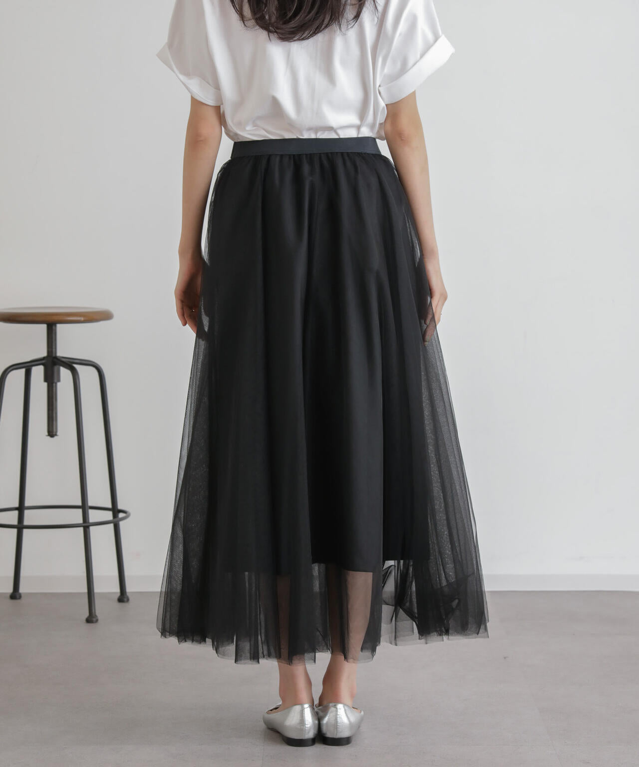 2wayレイヤードチュールスカート 6734130313