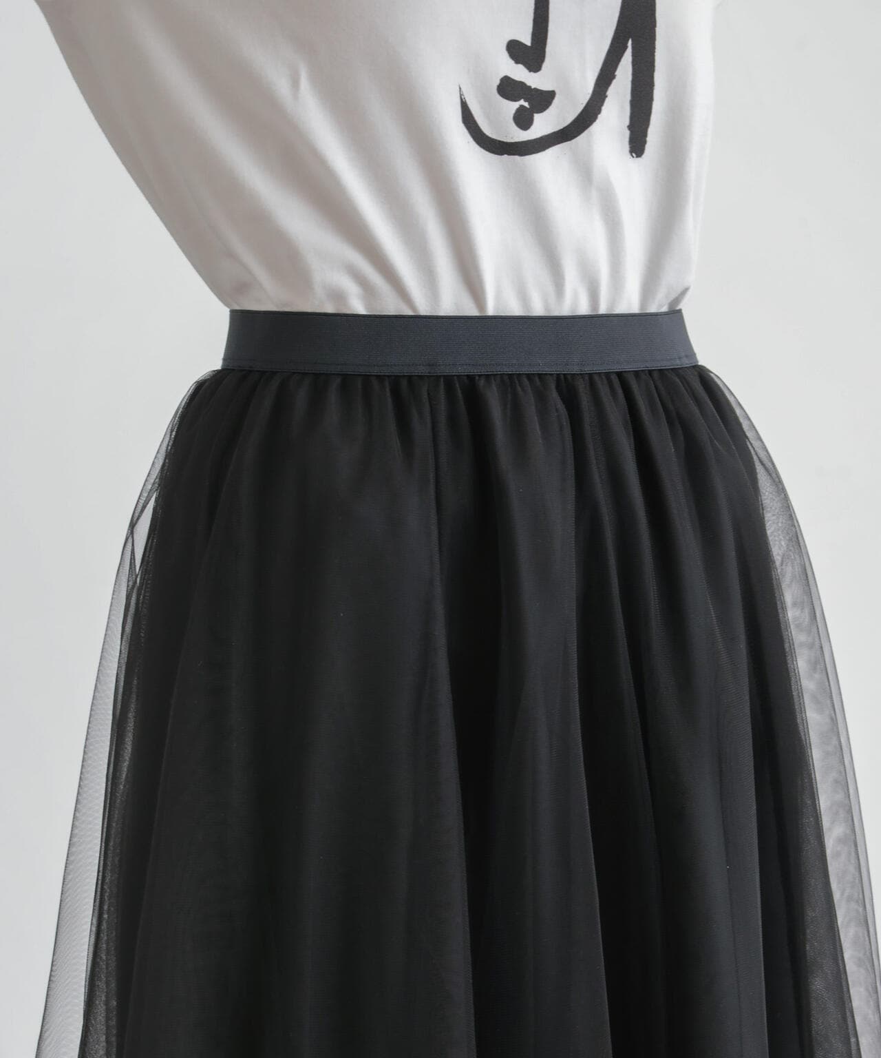 2wayレイヤードチュールスカート 6734130313